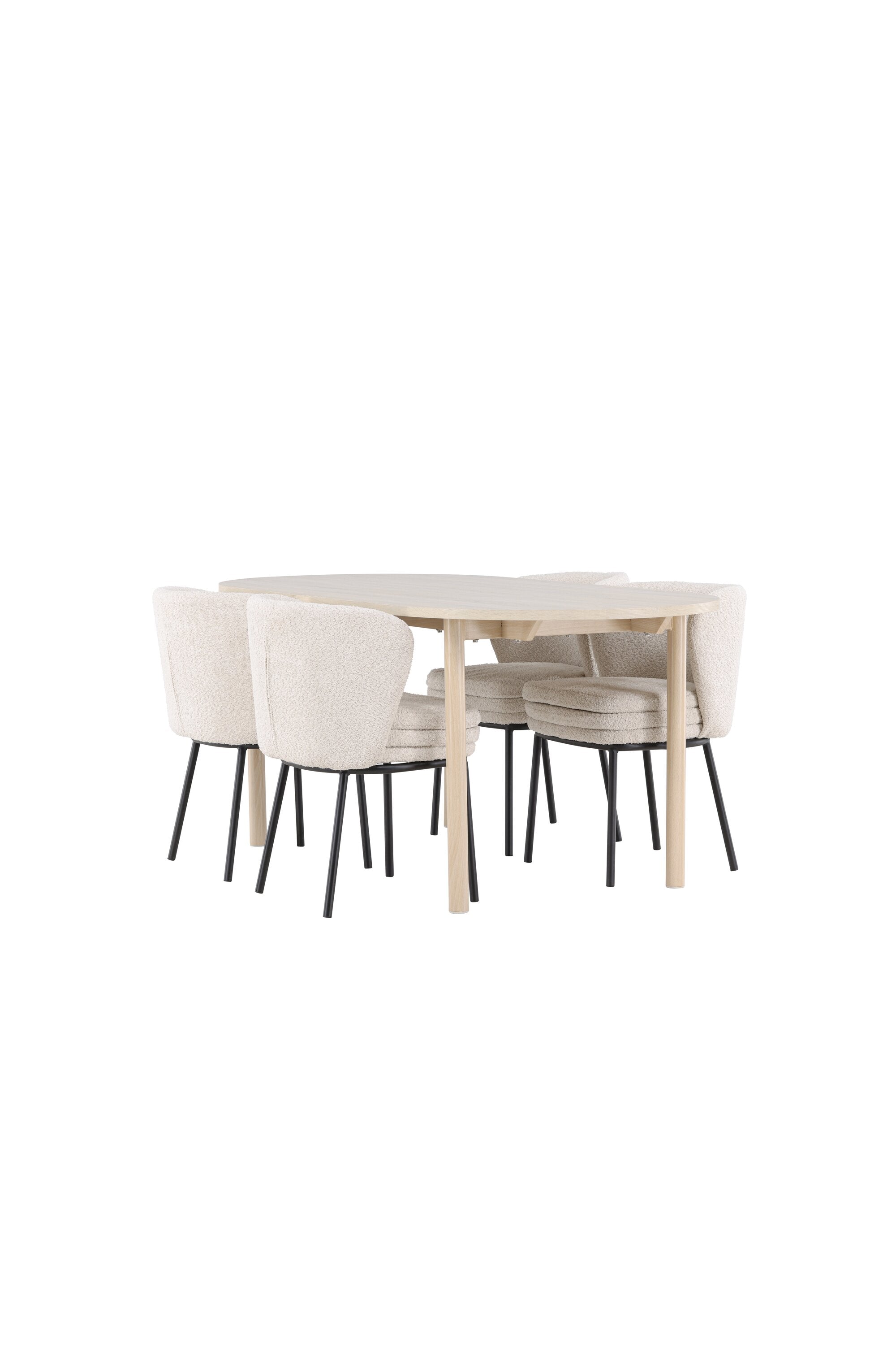 Andy Esstisch mit Agnes Stühlen in präsentiert im Onlineshop von KAQTU Design AG. Esszimmerset ist von Venture Home