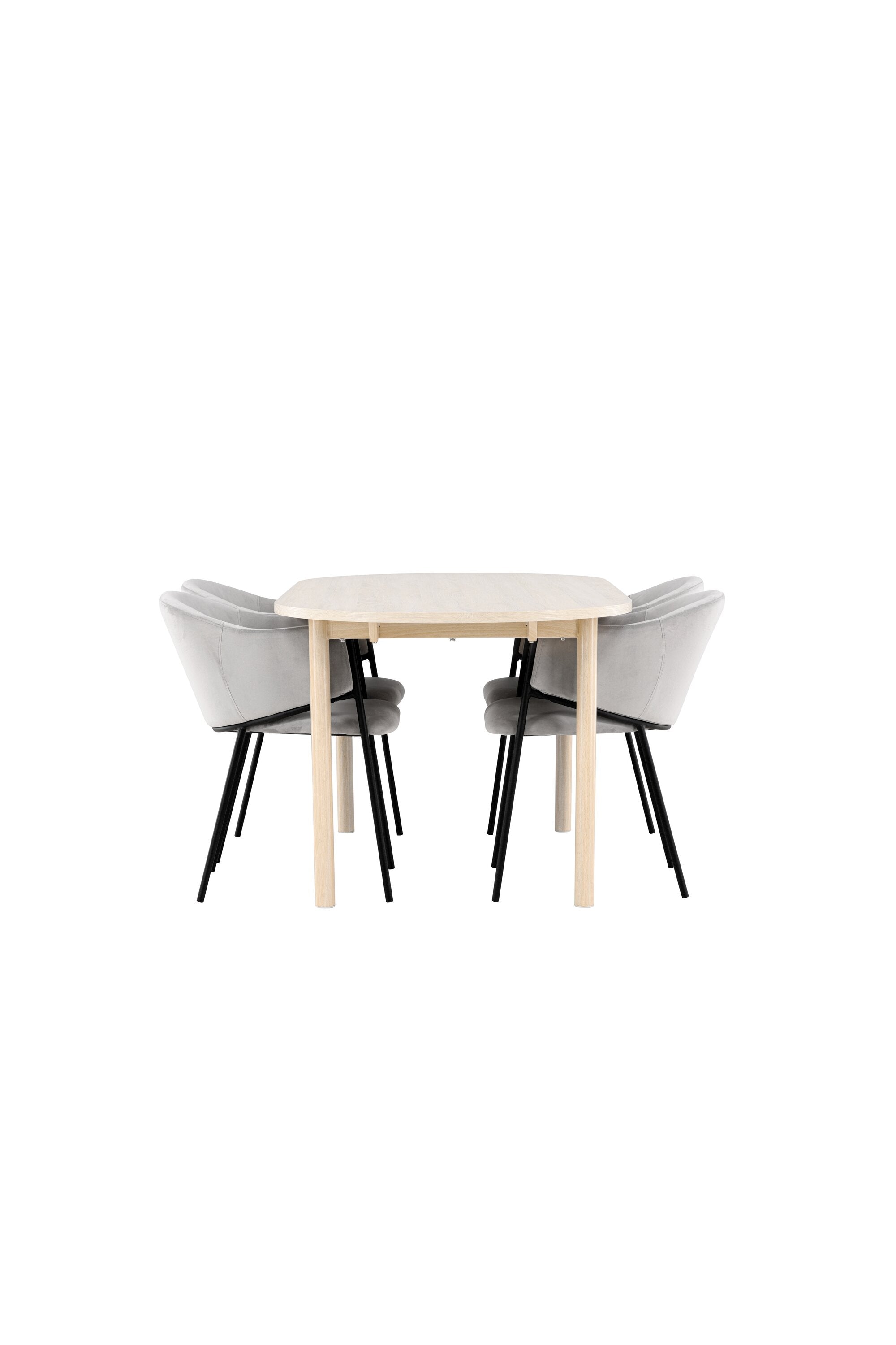 Tisch Andy mit Stühlen Evelina in präsentiert im Onlineshop von KAQTU Design AG. Esszimmerset ist von Venture Home