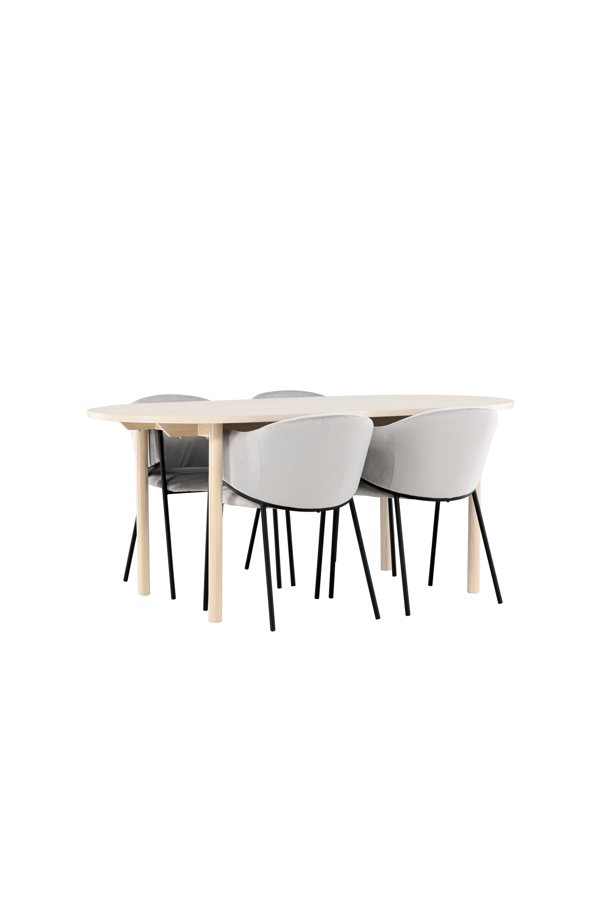 Tisch Andy mit Stühlen Evelina in präsentiert im Onlineshop von KAQTU Design AG. Esszimmerset ist von Venture Home