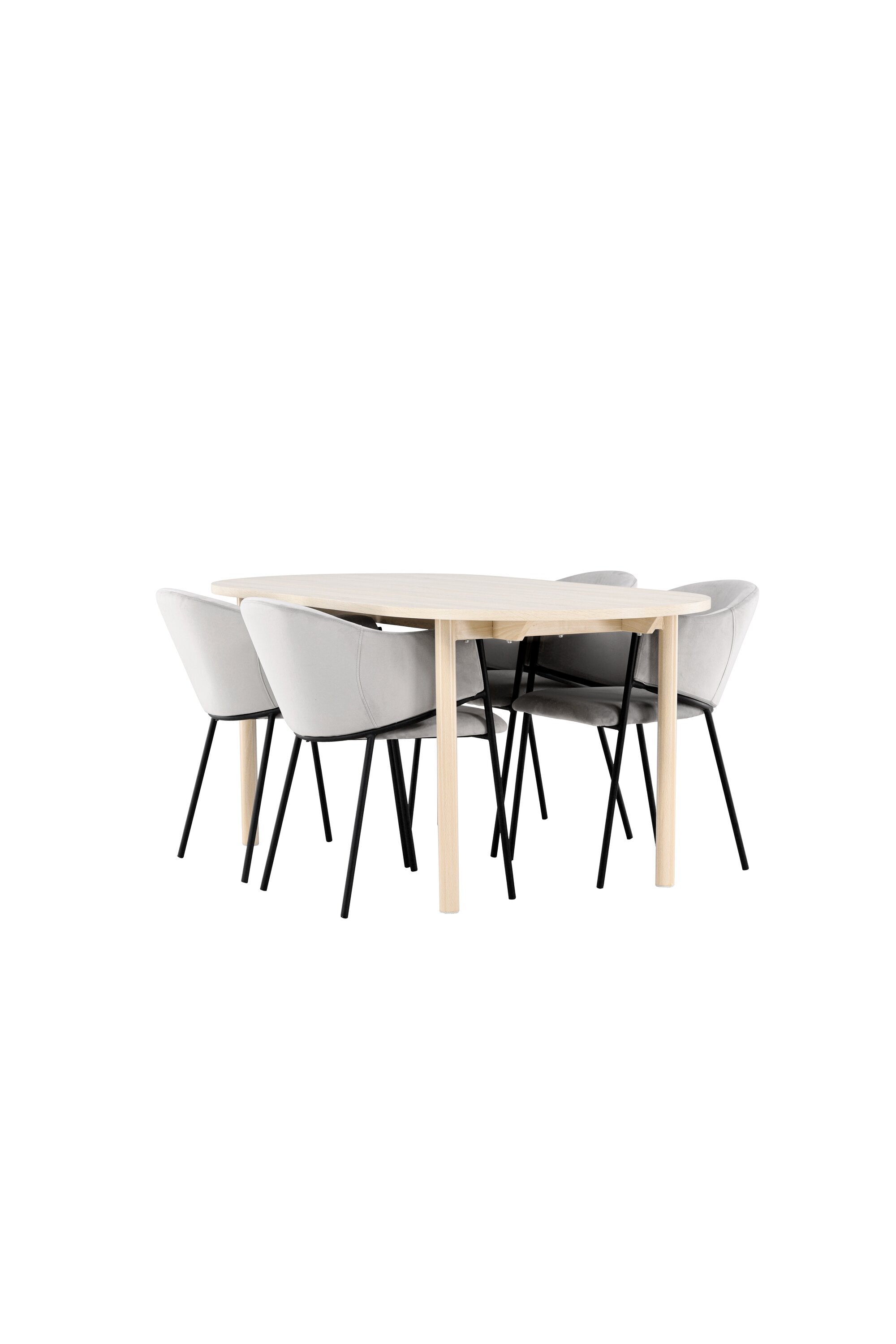 Tisch Andy mit Stühlen Evelina in präsentiert im Onlineshop von KAQTU Design AG. Esszimmerset ist von Venture Home