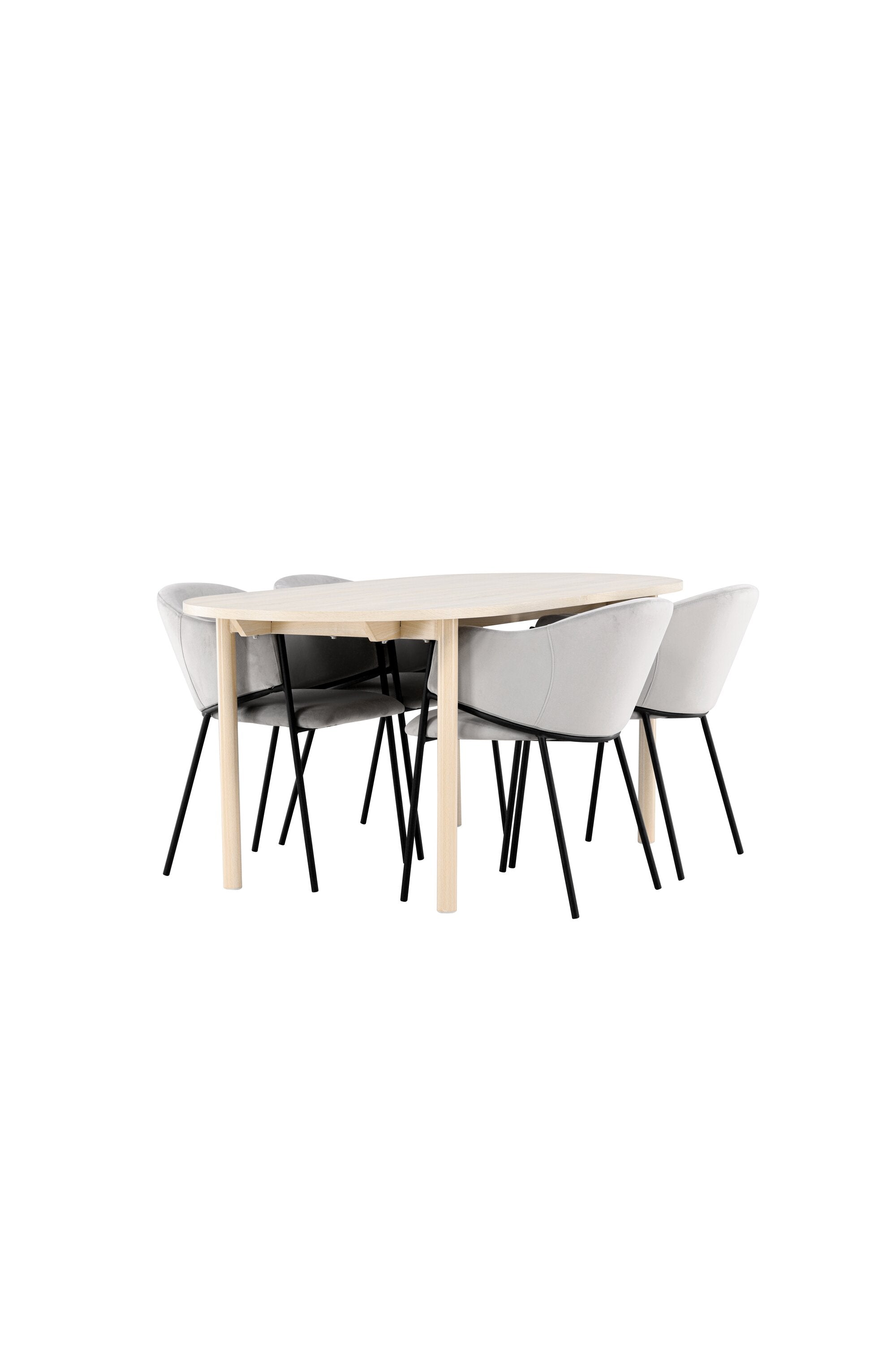 Tisch Andy mit Stühlen Evelina in präsentiert im Onlineshop von KAQTU Design AG. Esszimmerset ist von Venture Home