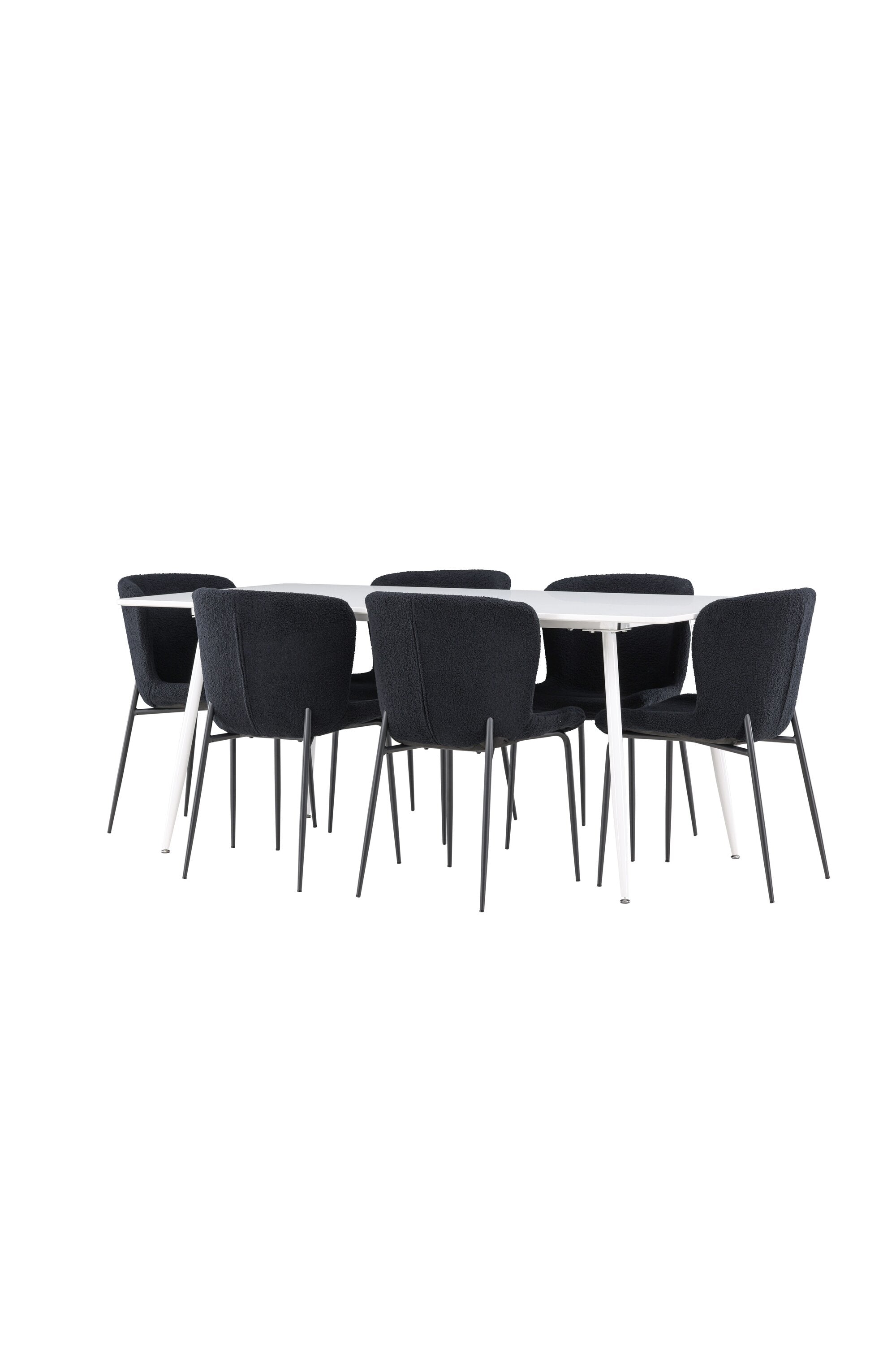 Silar Esstisch mit Modesto Stühlen in präsentiert im Onlineshop von KAQTU Design AG. Esszimmerset ist von Venture Home