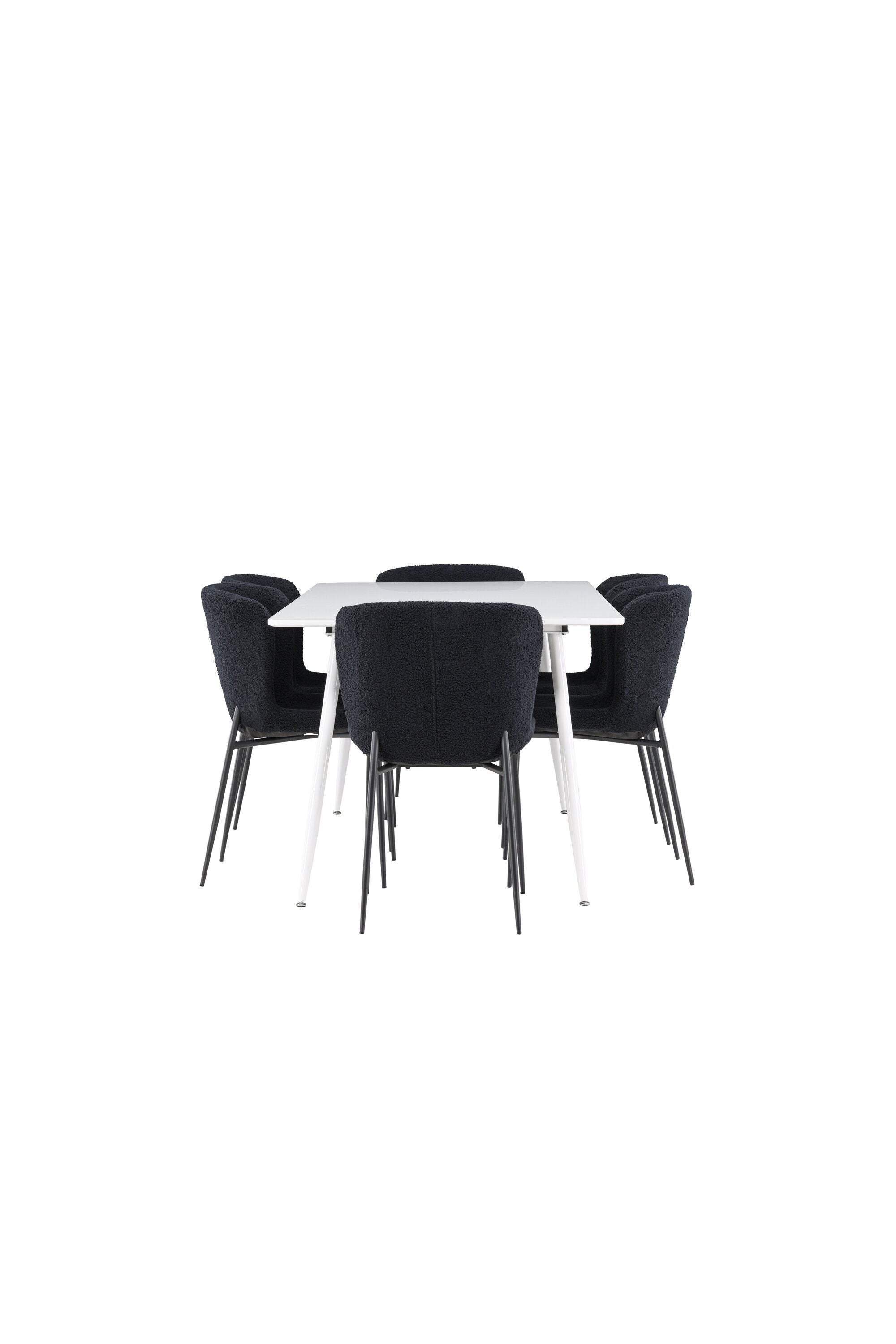 Silar Esstisch mit Modesto Stühlen in präsentiert im Onlineshop von KAQTU Design AG. Esszimmerset ist von Venture Home
