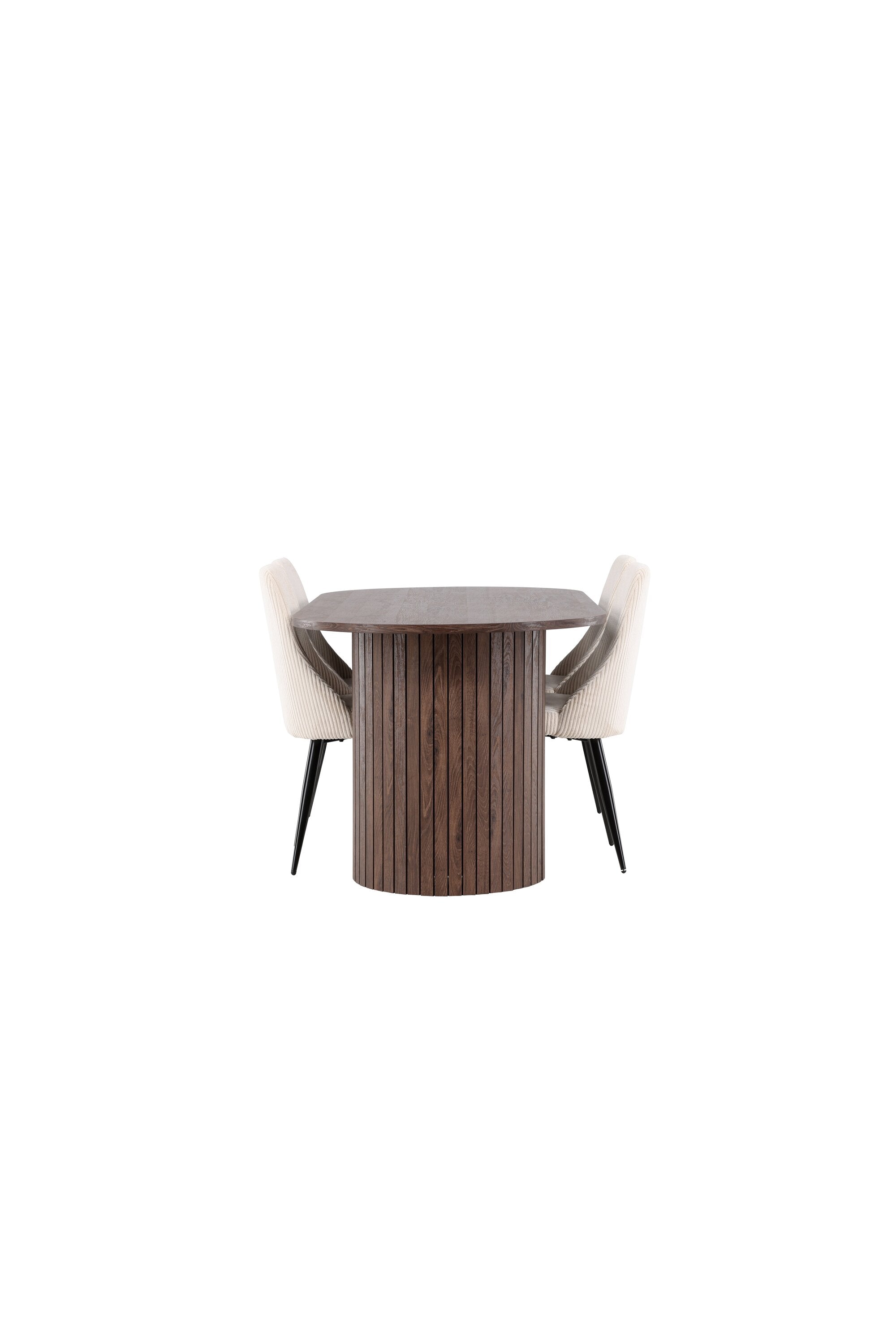 Härön Esstisch mit Leone Stühlen in präsentiert im Onlineshop von KAQTU Design AG. Esszimmerset ist von Venture Home