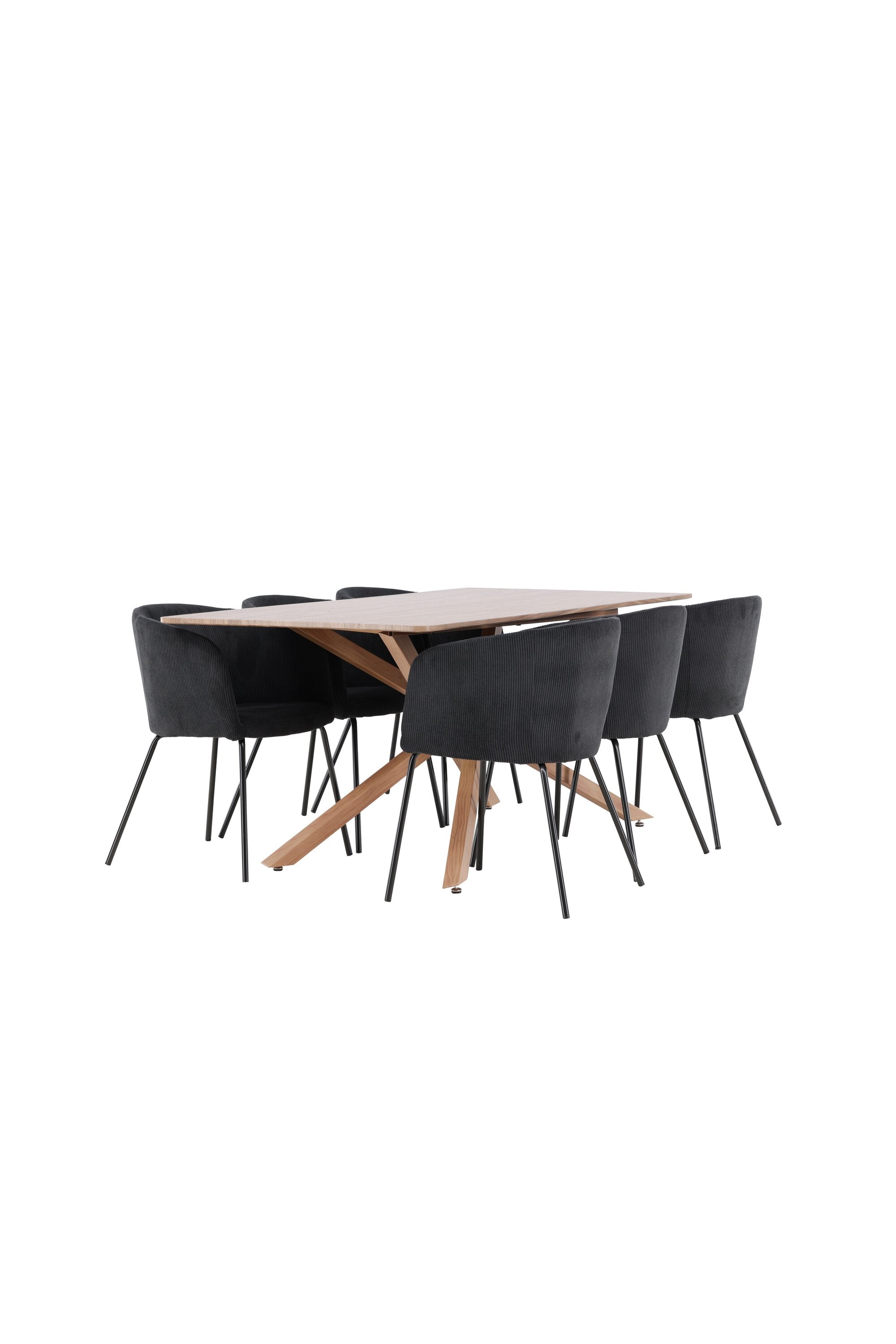 Piazza Esstisch mit Berit Stühlen in präsentiert im Onlineshop von KAQTU Design AG. Esszimmerset ist von Venture Home