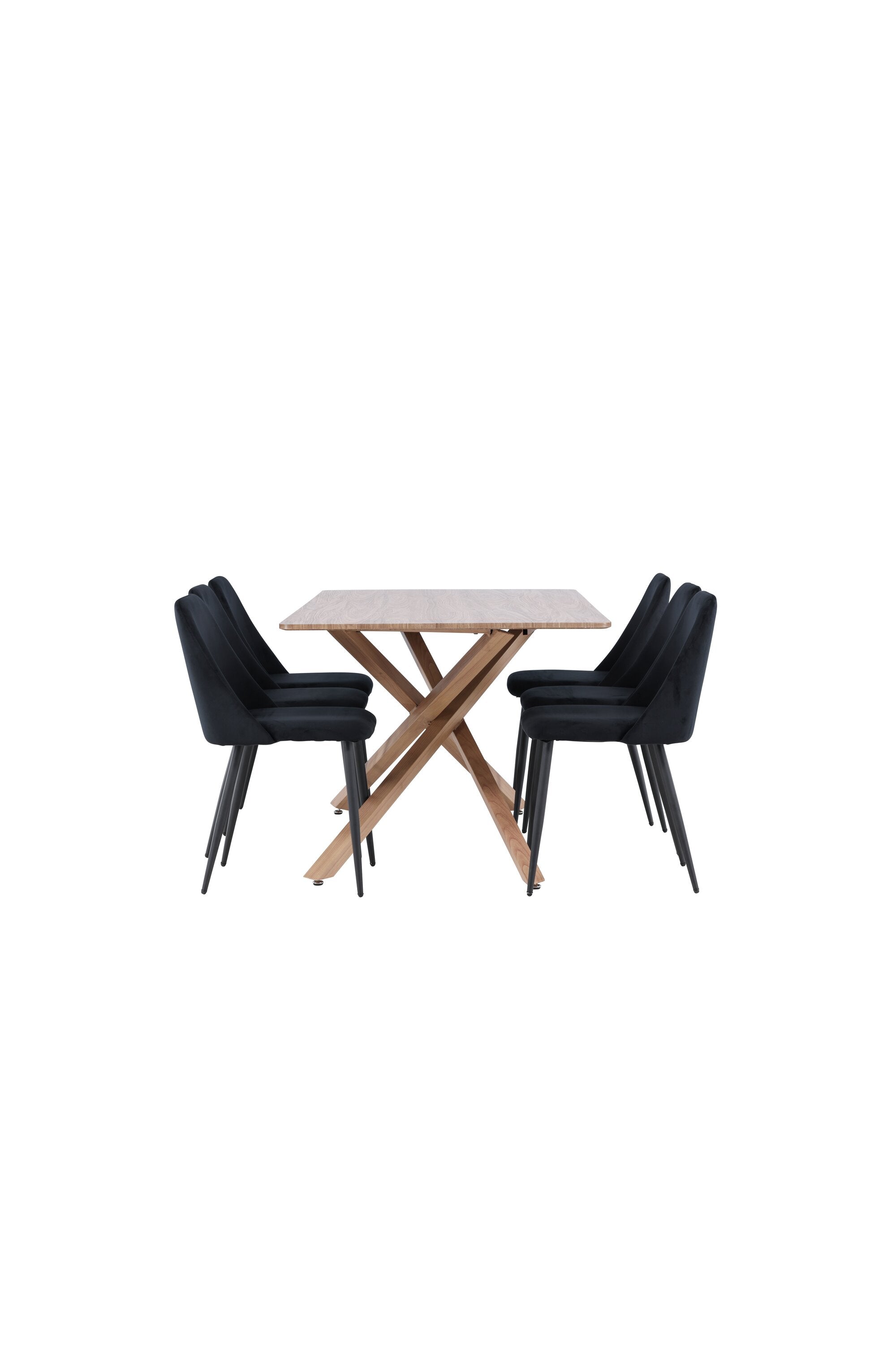 Piazza Esstisch mit Night Stühlen in präsentiert im Onlineshop von KAQTU Design AG. Esszimmerset ist von Venture Home