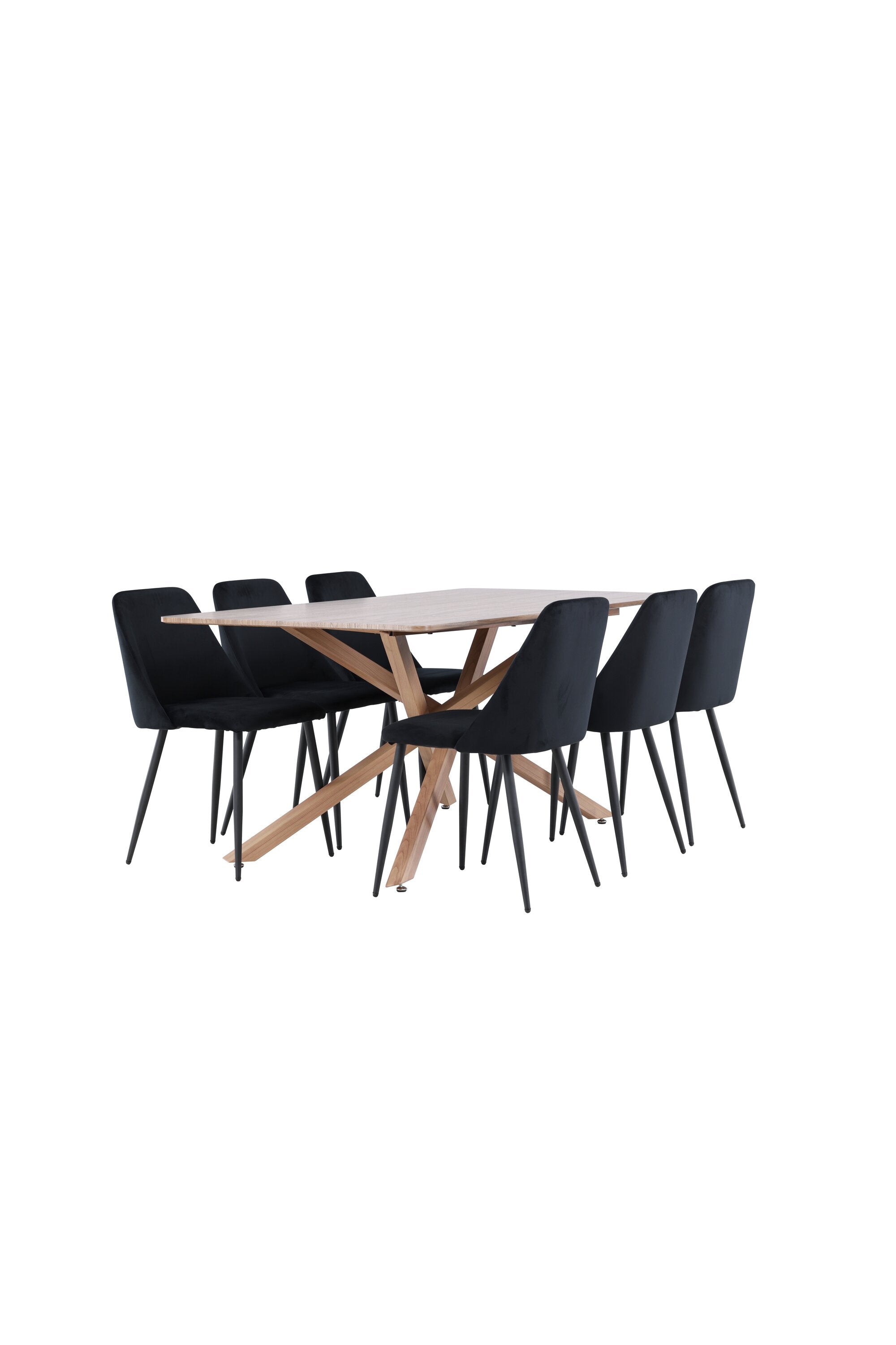 Piazza Esstisch mit Night Stühlen in präsentiert im Onlineshop von KAQTU Design AG. Esszimmerset ist von Venture Home