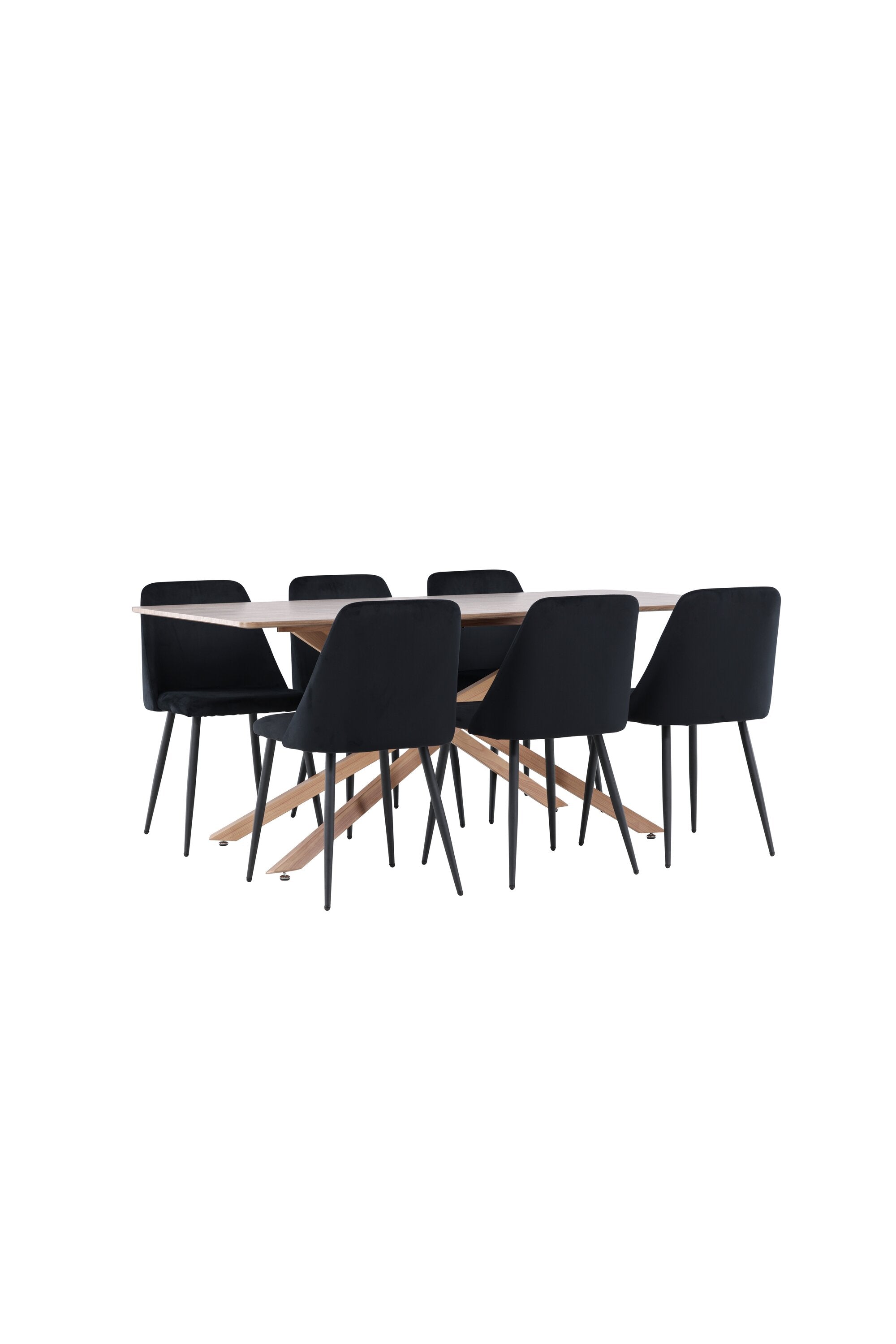 Piazza Esstisch mit Night Stühlen in präsentiert im Onlineshop von KAQTU Design AG. Esszimmerset ist von Venture Home
