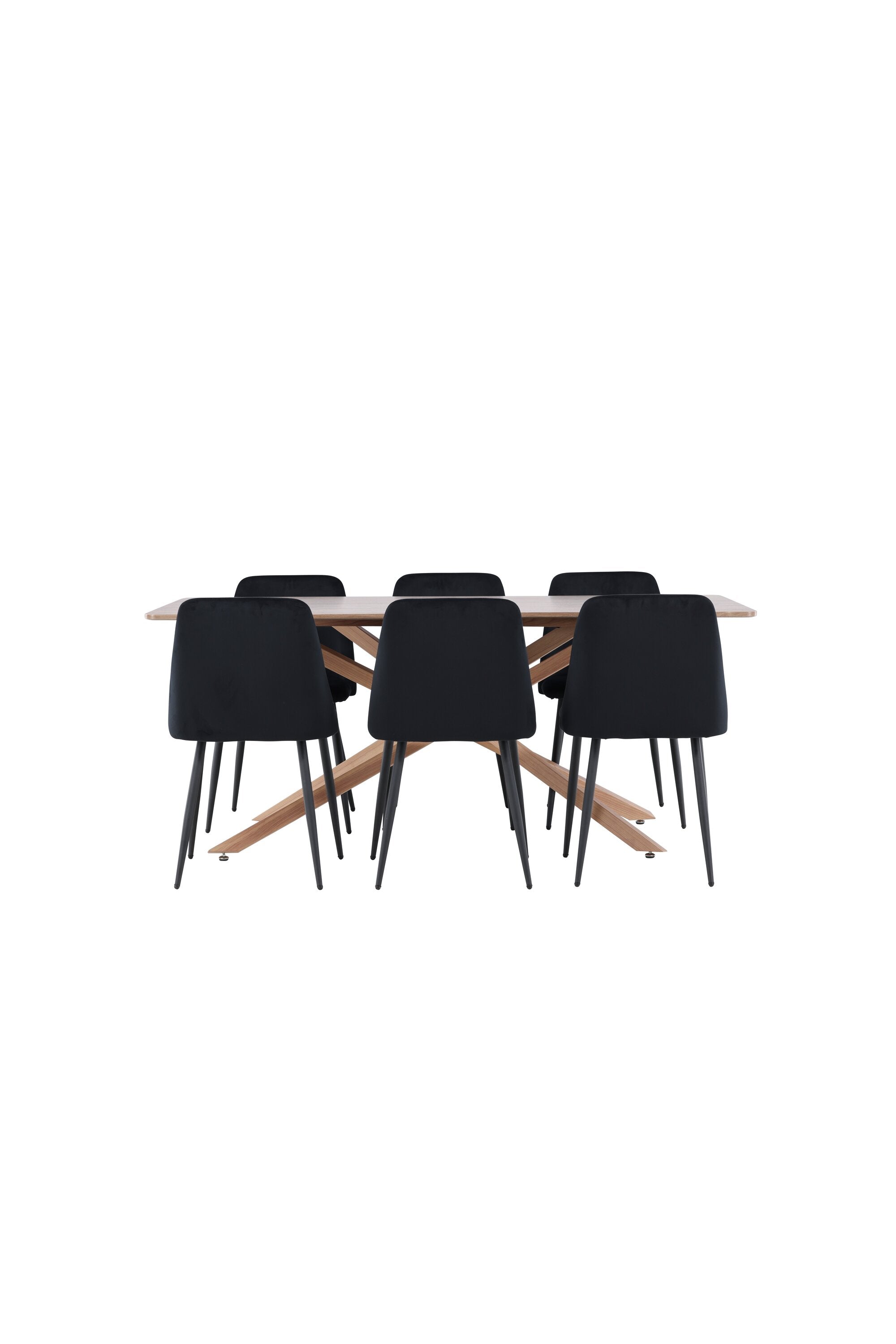 Piazza Esstisch mit Night Stühlen in präsentiert im Onlineshop von KAQTU Design AG. Esszimmerset ist von Venture Home