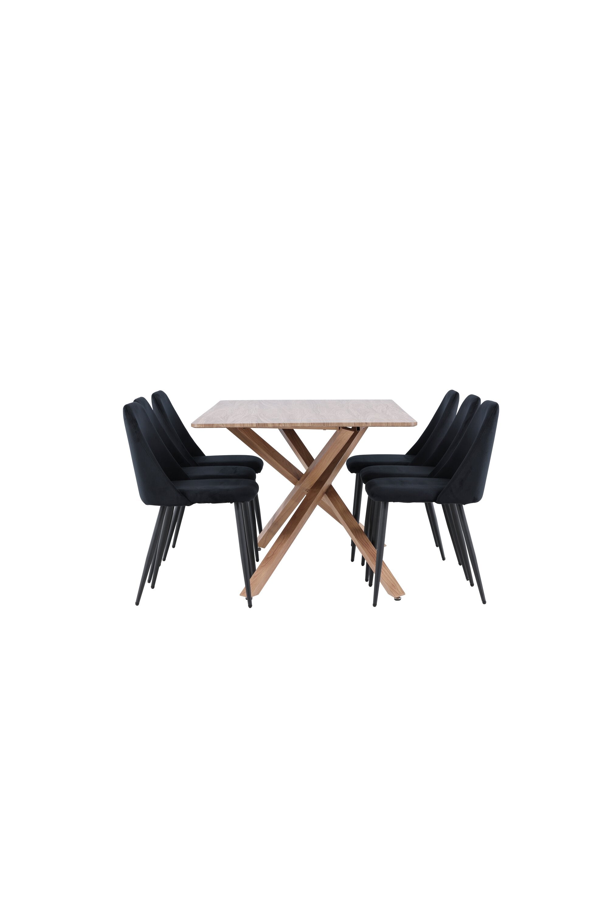 Piazza Esstisch mit Night Stühlen in präsentiert im Onlineshop von KAQTU Design AG. Esszimmerset ist von Venture Home
