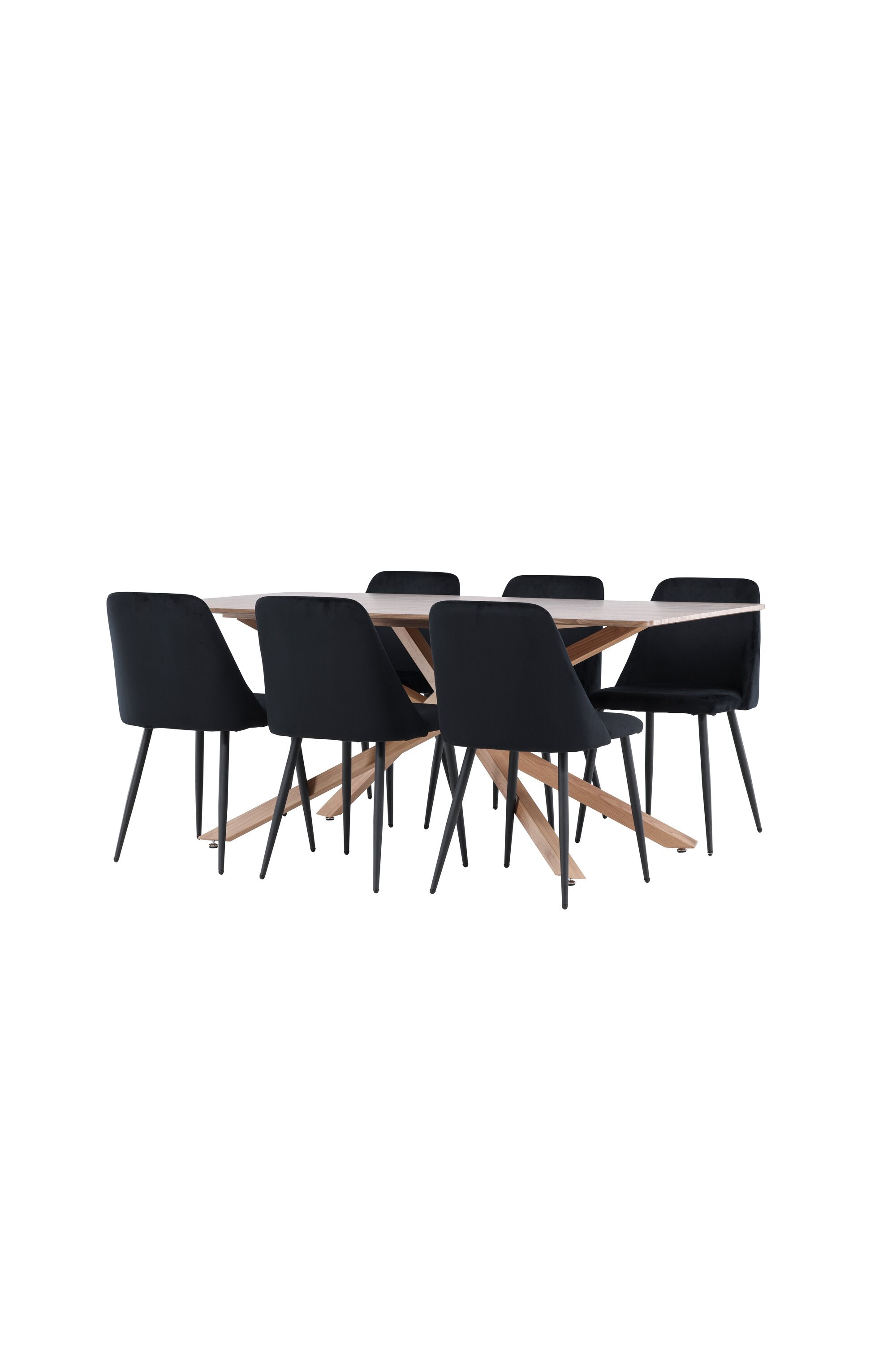 Piazza Esstisch mit Night Stühlen in präsentiert im Onlineshop von KAQTU Design AG. Esszimmerset ist von Venture Home