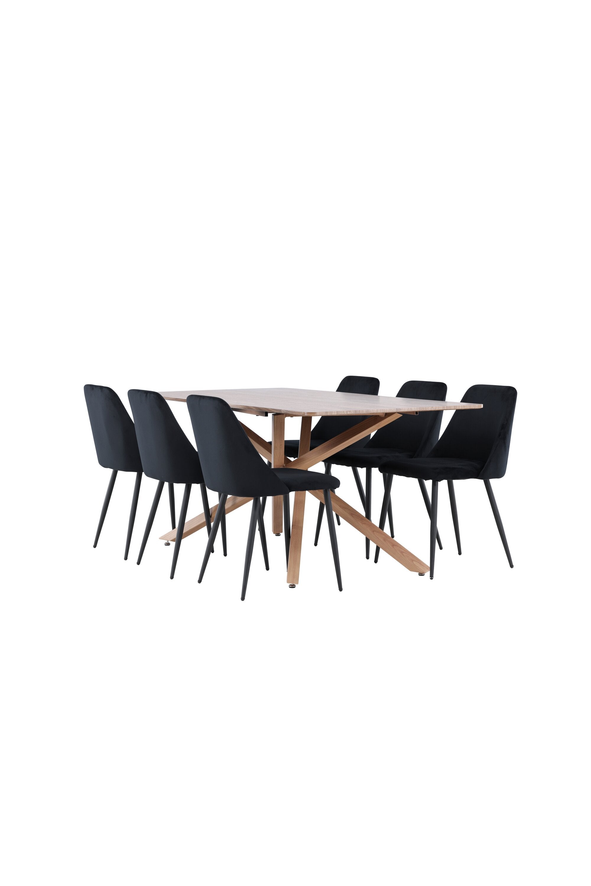 Piazza Esstisch mit Night Stühlen in präsentiert im Onlineshop von KAQTU Design AG. Esszimmerset ist von Venture Home
