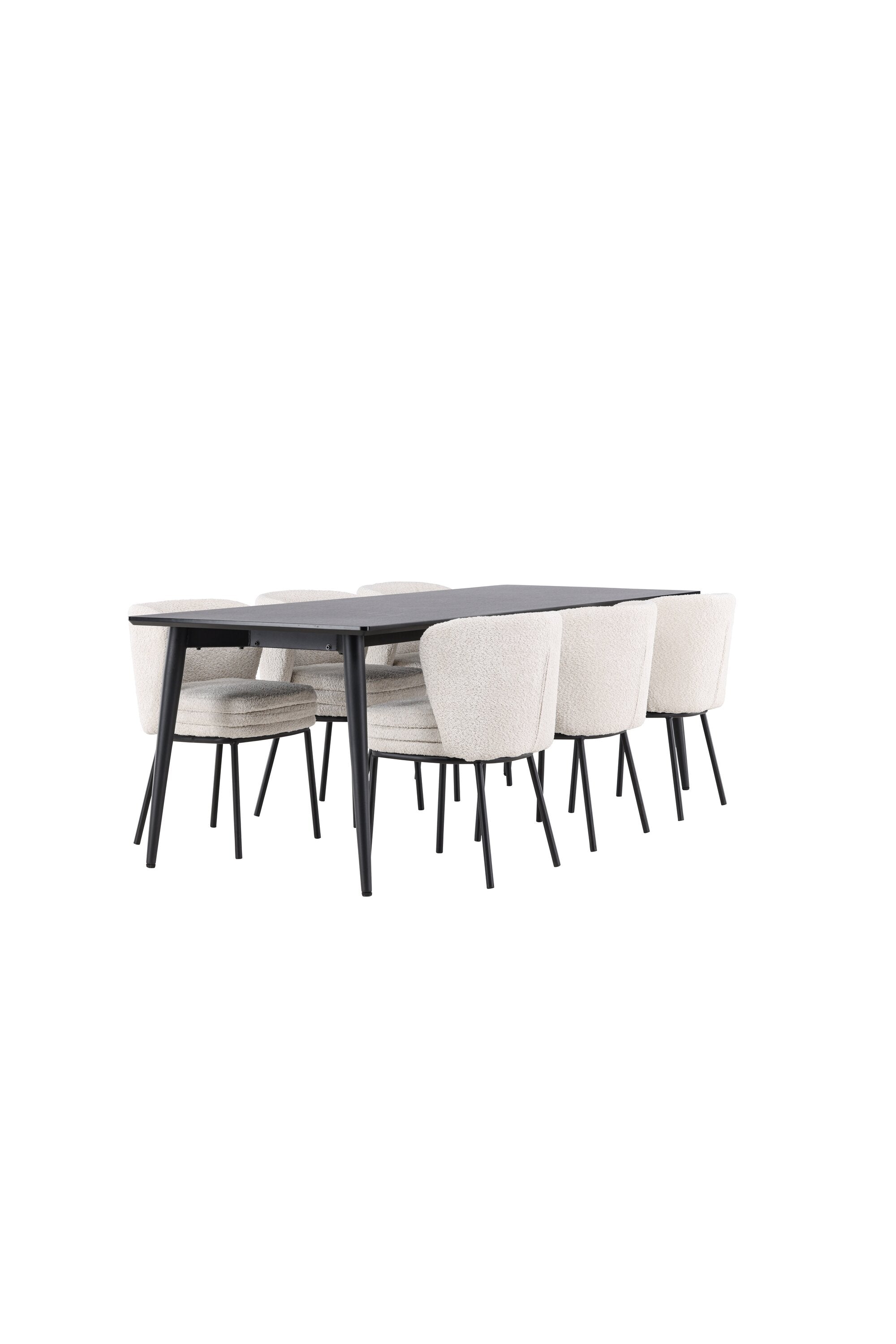 Ellis Esstisch mit Stühlen Agnes in präsentiert im Onlineshop von KAQTU Design AG. Esszimmerset ist von Venture Home