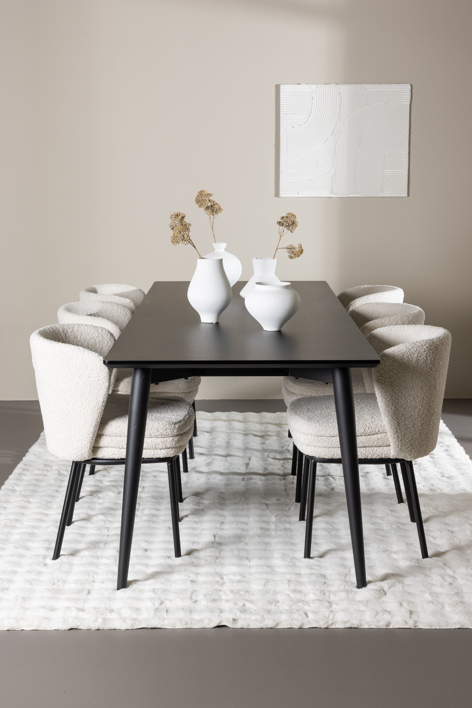 Ellis Esstisch mit Stühlen Agnes in präsentiert im Onlineshop von KAQTU Design AG. Esszimmerset ist von Venture Home