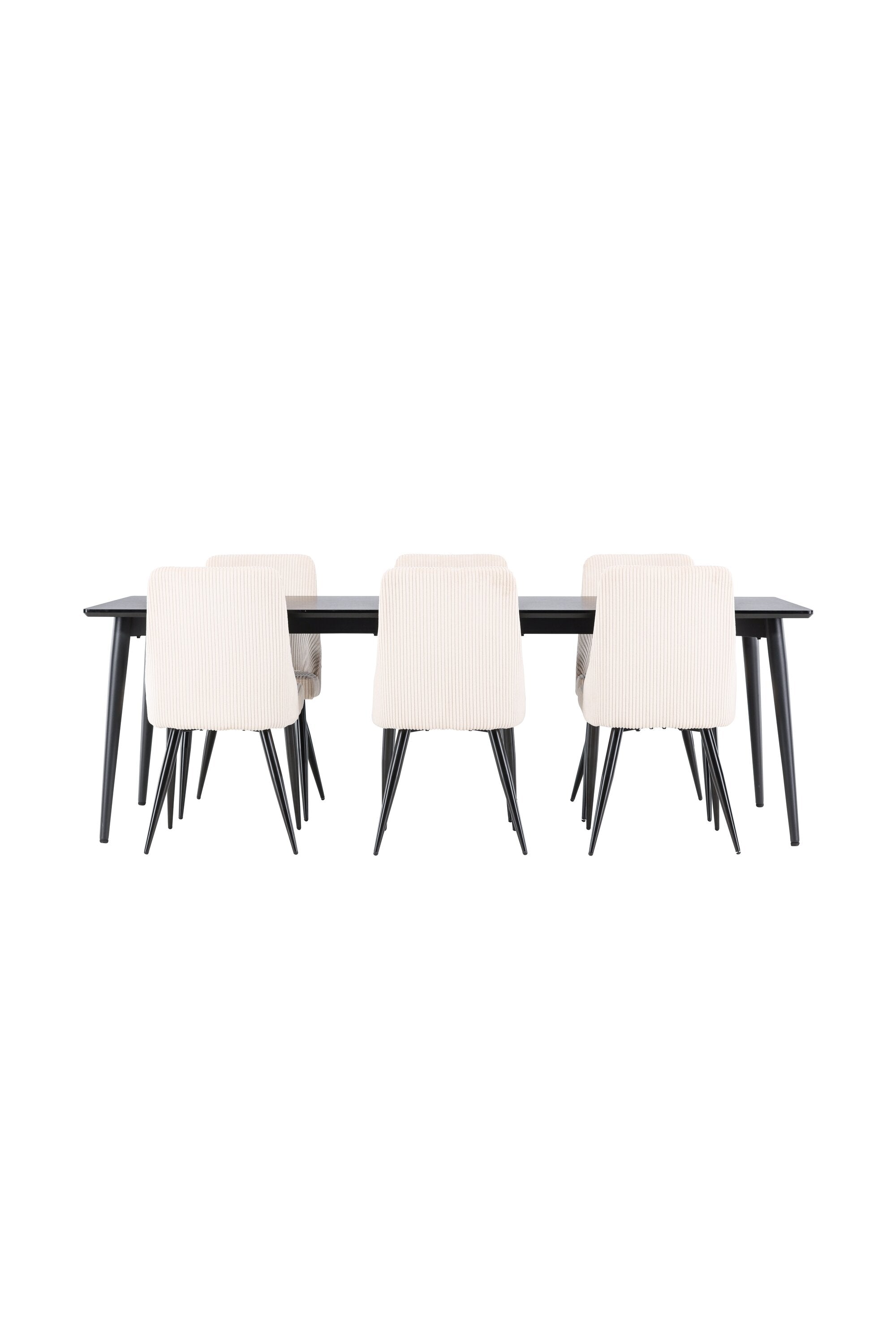 Ellis Esstisch mit Leone Stühlen in präsentiert im Onlineshop von KAQTU Design AG. Esszimmerset ist von Venture Home