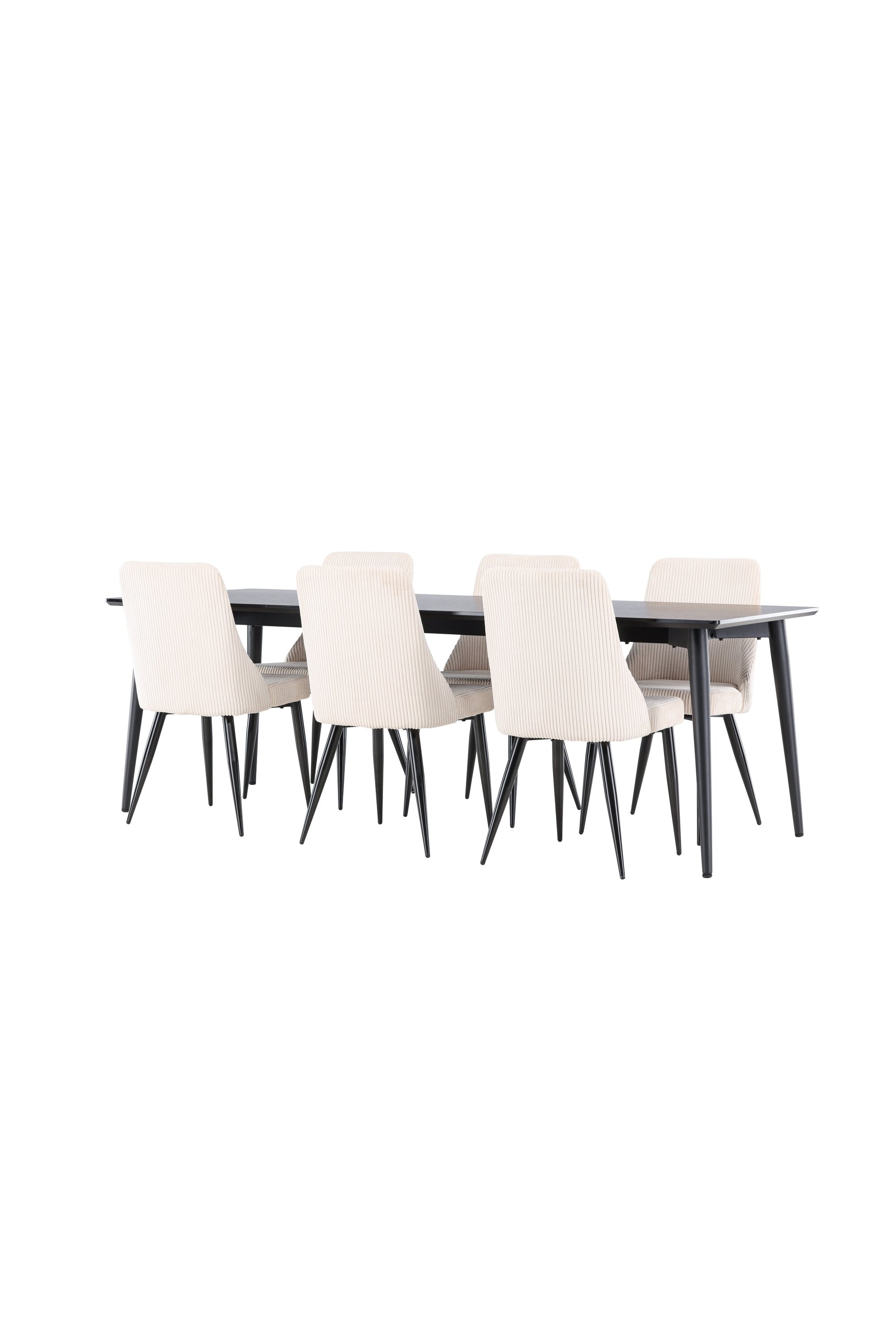 Ellis Esstisch mit Leone Stühlen in präsentiert im Onlineshop von KAQTU Design AG. Esszimmerset ist von Venture Home