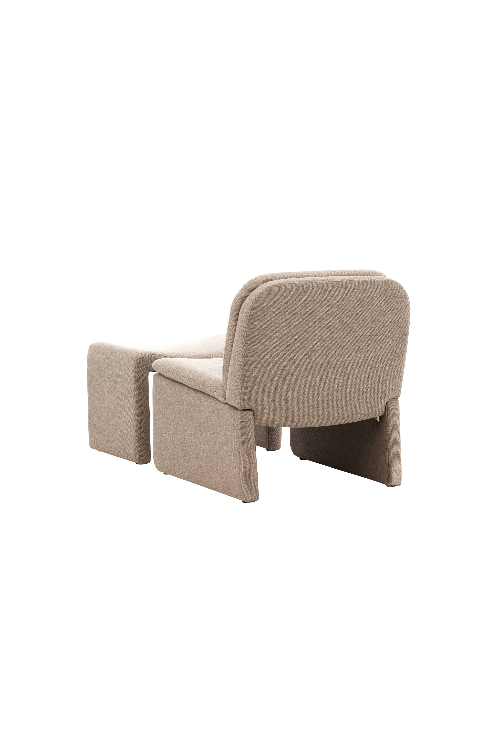 Bonn Sessel + Ottoman in Braun präsentiert im Onlineshop von KAQTU Design AG. Sessel ist von Venture Home