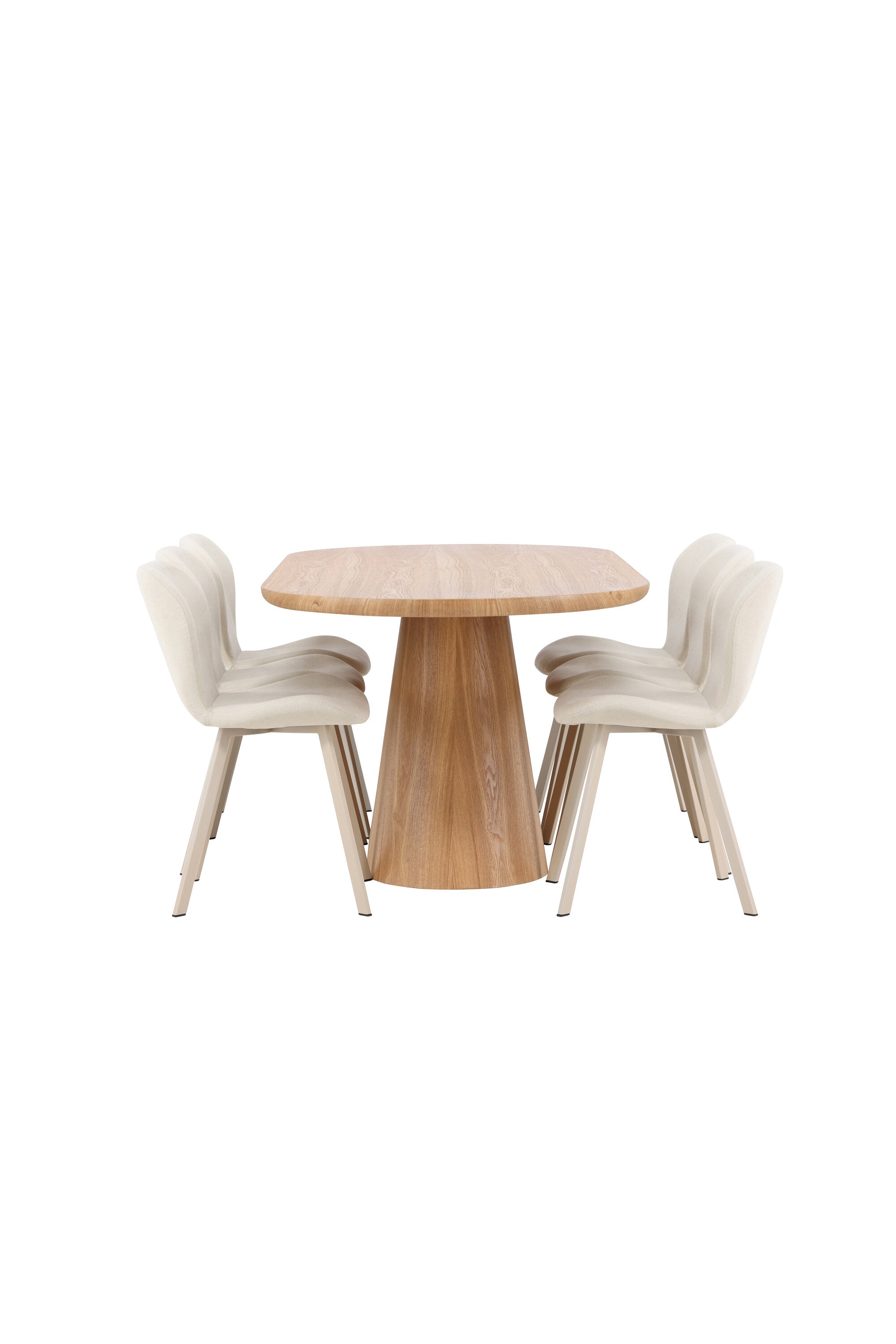 Esstisch Stjärnö mit Lilja Stuhl in Nature präsentiert im Onlineshop von KAQTU Design AG. Esszimmerset ist von Venture Home