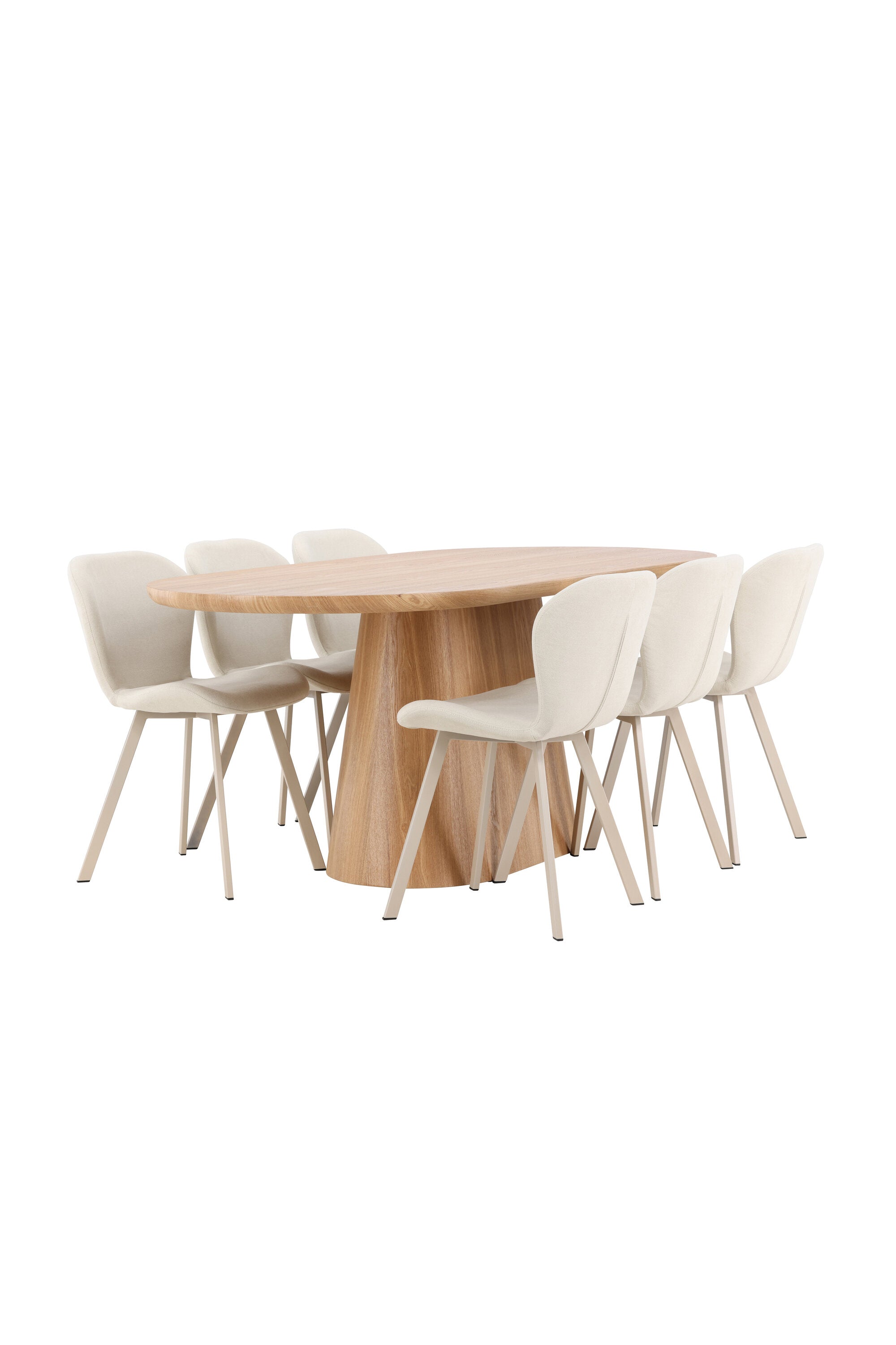 Esstisch Stjärnö mit Lilja Stuhl in Nature präsentiert im Onlineshop von KAQTU Design AG. Esszimmerset ist von Venture Home