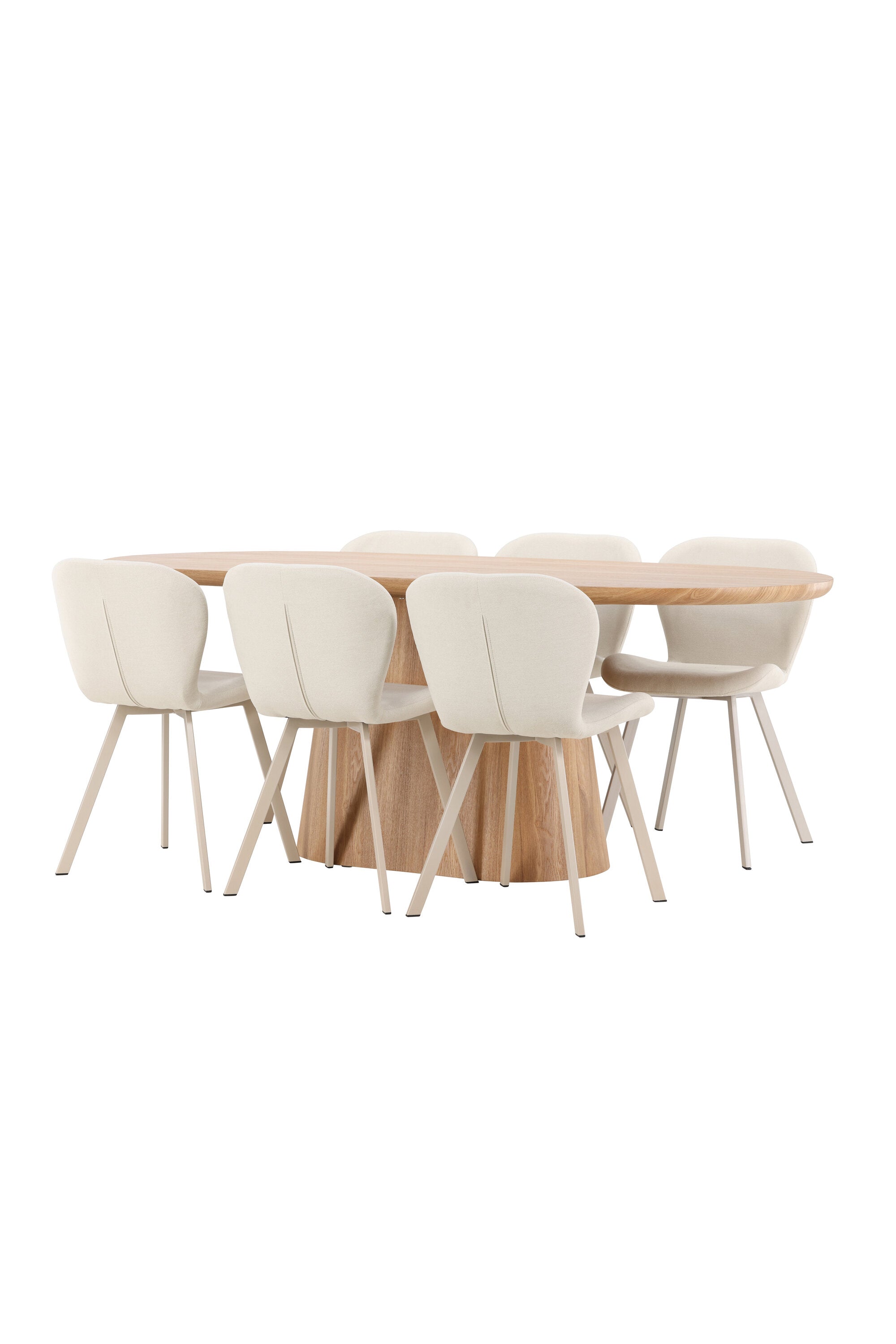 Esstisch Stjärnö mit Lilja Stuhl in Nature präsentiert im Onlineshop von KAQTU Design AG. Esszimmerset ist von Venture Home
