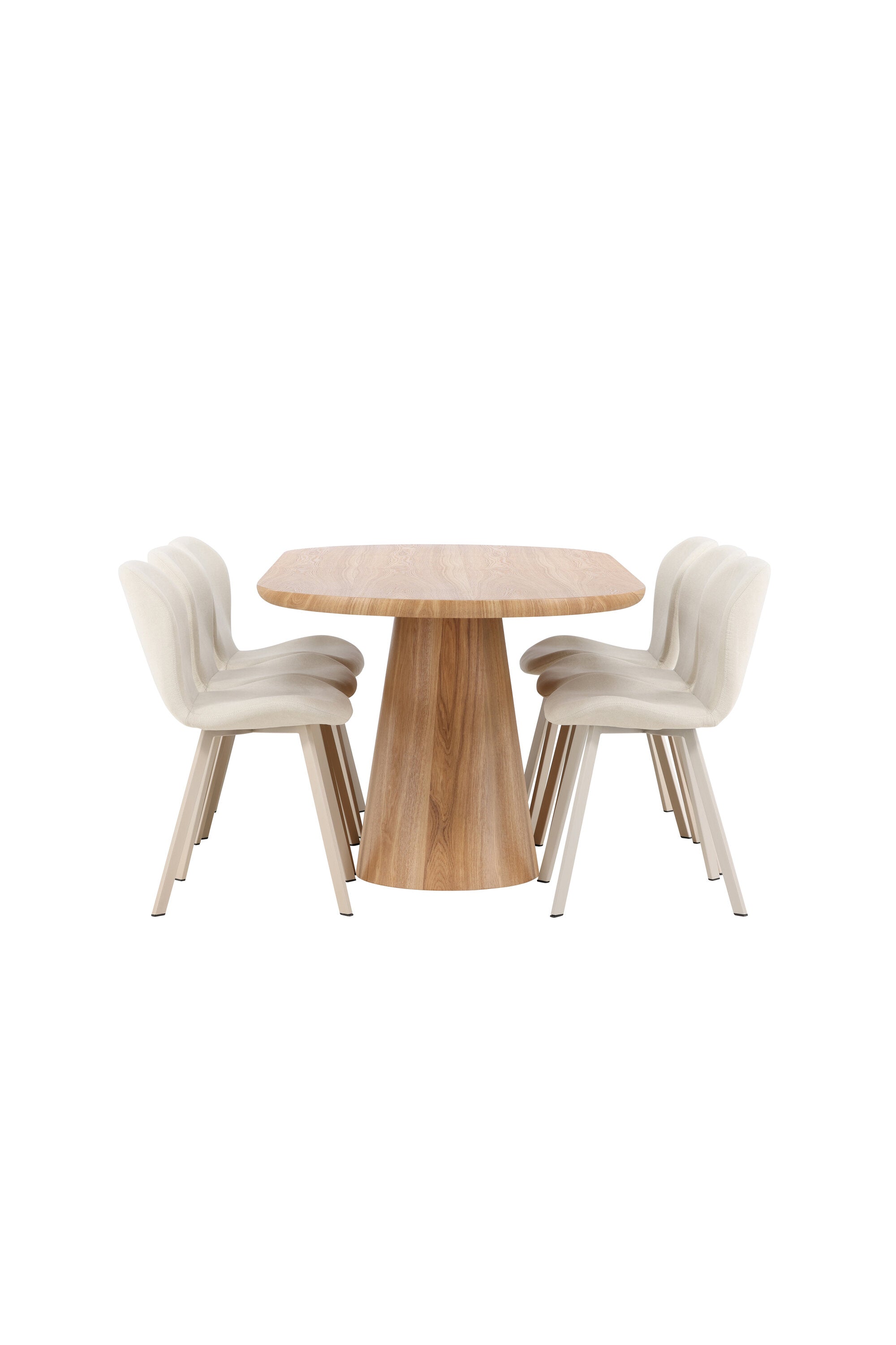 Esstisch Stjärnö mit Lilja Stuhl in Nature präsentiert im Onlineshop von KAQTU Design AG. Esszimmerset ist von Venture Home
