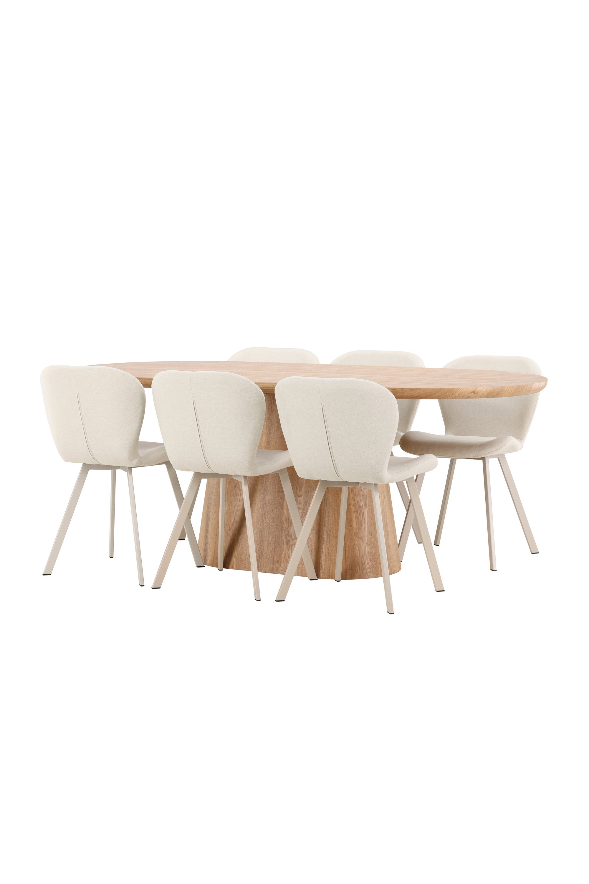 Esstisch Stjärnö mit Lilja Stuhl in Nature präsentiert im Onlineshop von KAQTU Design AG. Esszimmerset ist von Venture Home