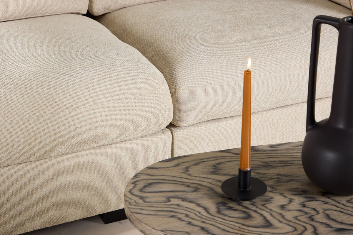 Salerno Corner Sofa Beige + Corner Sofa Beige + Corner Sofa Beige in Beige präsentiert im Onlineshop von KAQTU Design AG. 3er Sofa ist von