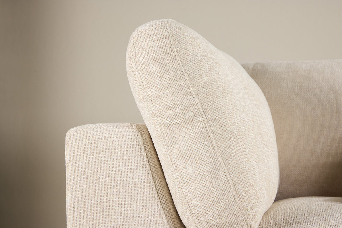 Salerno Corner Sofa Beige + Corner Sofa Beige + Corner Sofa Beige in Beige präsentiert im Onlineshop von KAQTU Design AG. 3er Sofa ist von