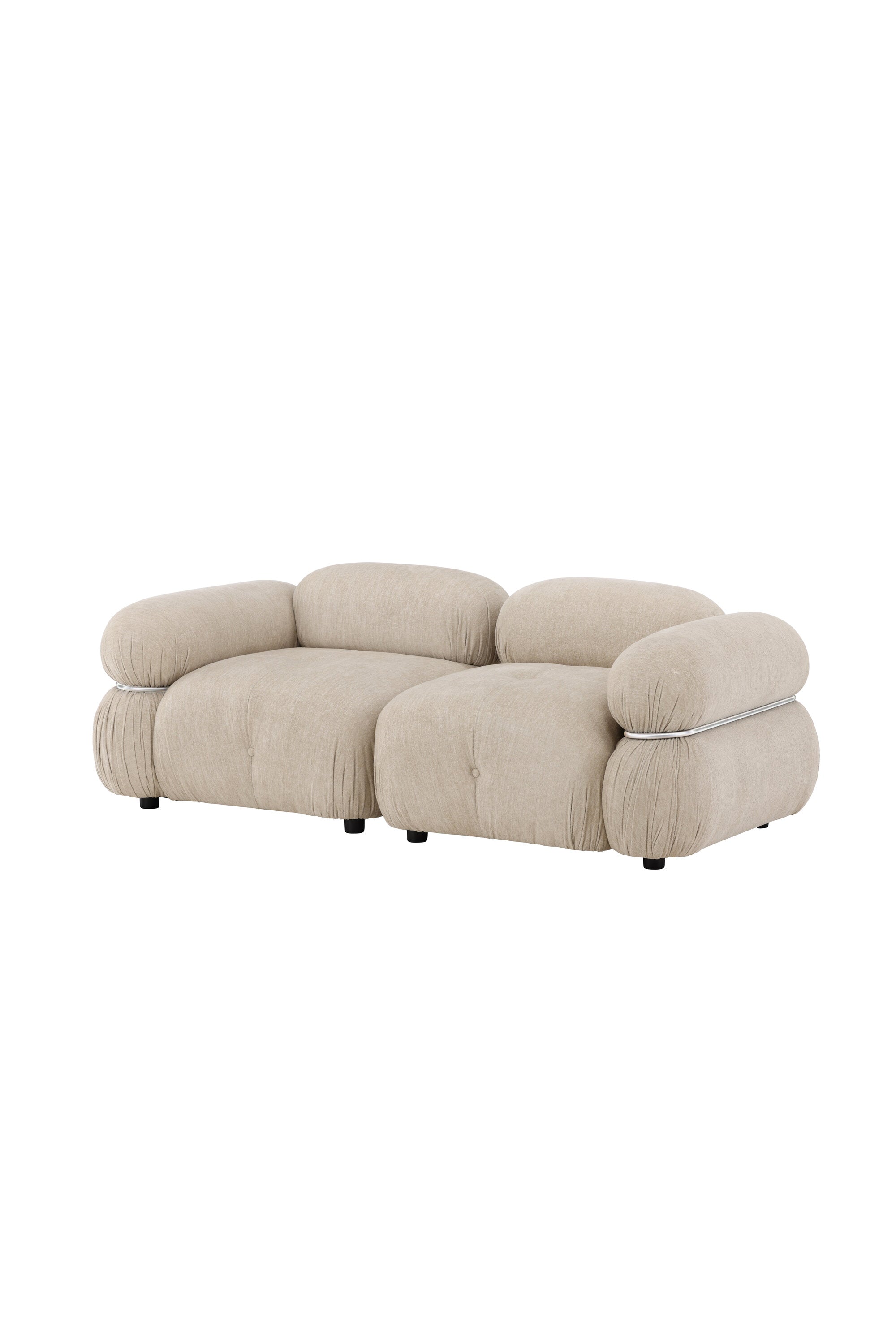 Mika 2-Sitzer-Sofa in Beige präsentiert im Onlineshop von KAQTU Design AG. 2er Sofa ist von Venture Home