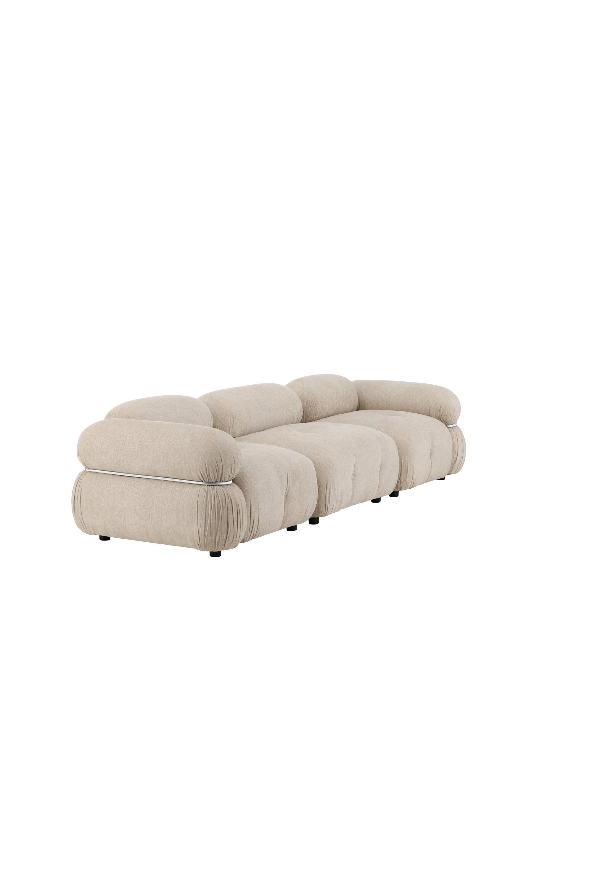 Mika 3-Sitzer Sofa in Beige präsentiert im Onlineshop von KAQTU Design AG. 2er Sofa ist von Venture Home