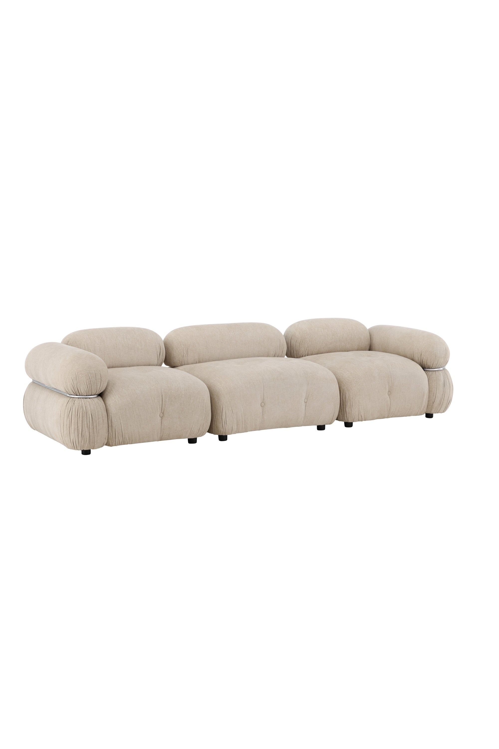 Mika 3-Sitzer Sofa in Beige präsentiert im Onlineshop von KAQTU Design AG. 2er Sofa ist von Venture Home
