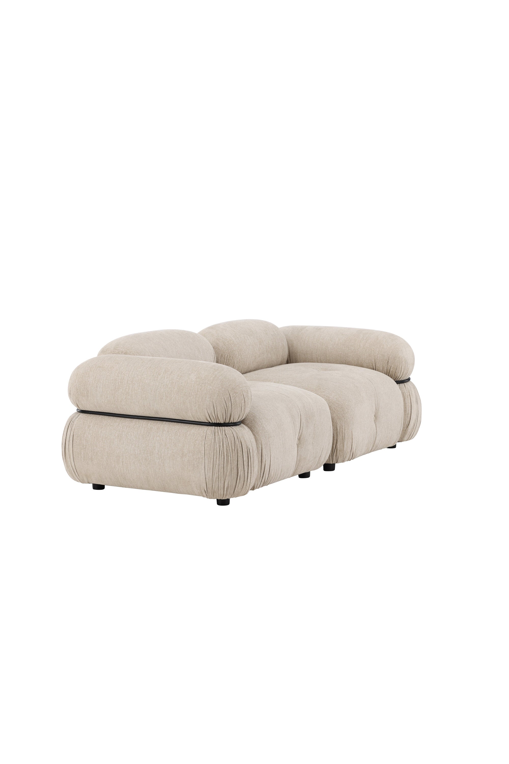 Mika 2-Sitzer-Sofa in Beige präsentiert im Onlineshop von KAQTU Design AG. 2er Sofa ist von Venture Home