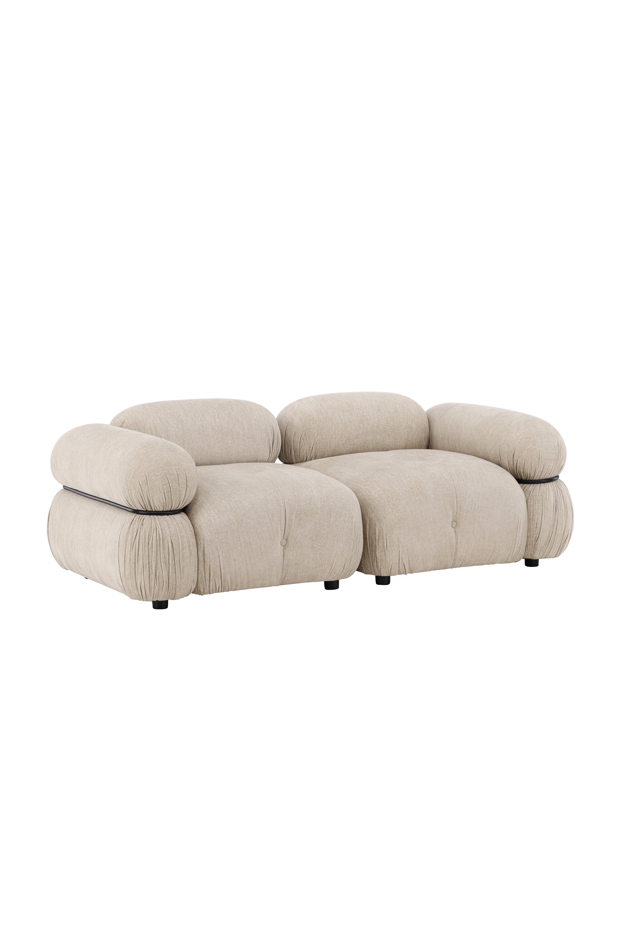 Mika 2-Sitzer-Sofa in Beige präsentiert im Onlineshop von KAQTU Design AG. 2er Sofa ist von Venture Home