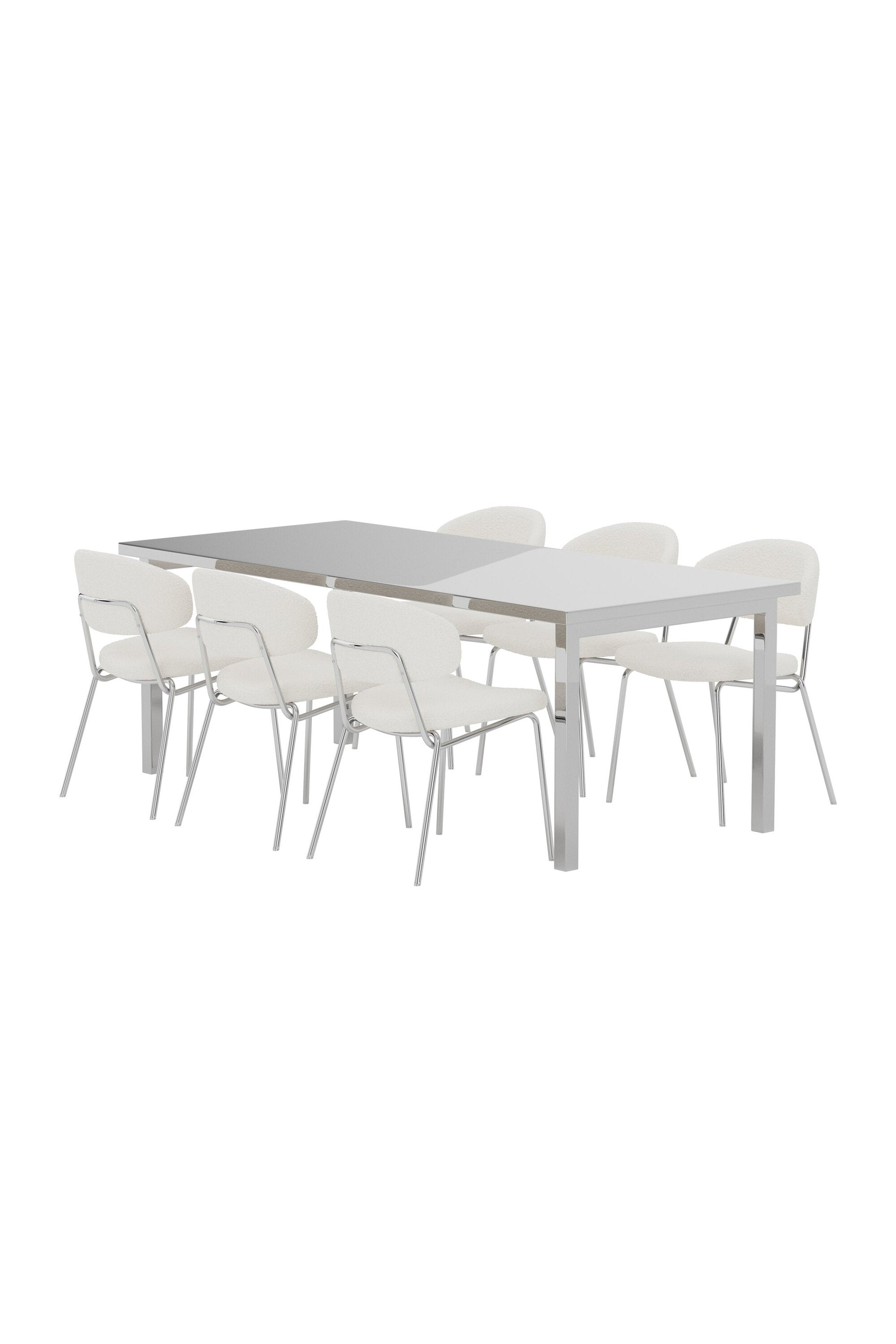 Cilo Dining Set mit Stühlen Chico in präsentiert im Onlineshop von KAQTU Design AG. Esszimmerset ist von Venture Home
