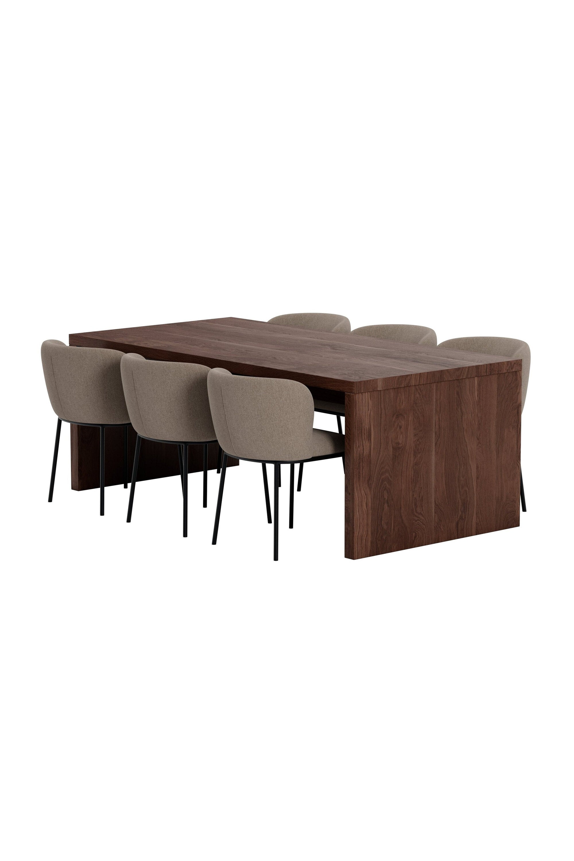 Evone Esstischgarnitur mit Stühlen Edina in präsentiert im Onlineshop von KAQTU Design AG. Esszimmerset ist von Venture Home