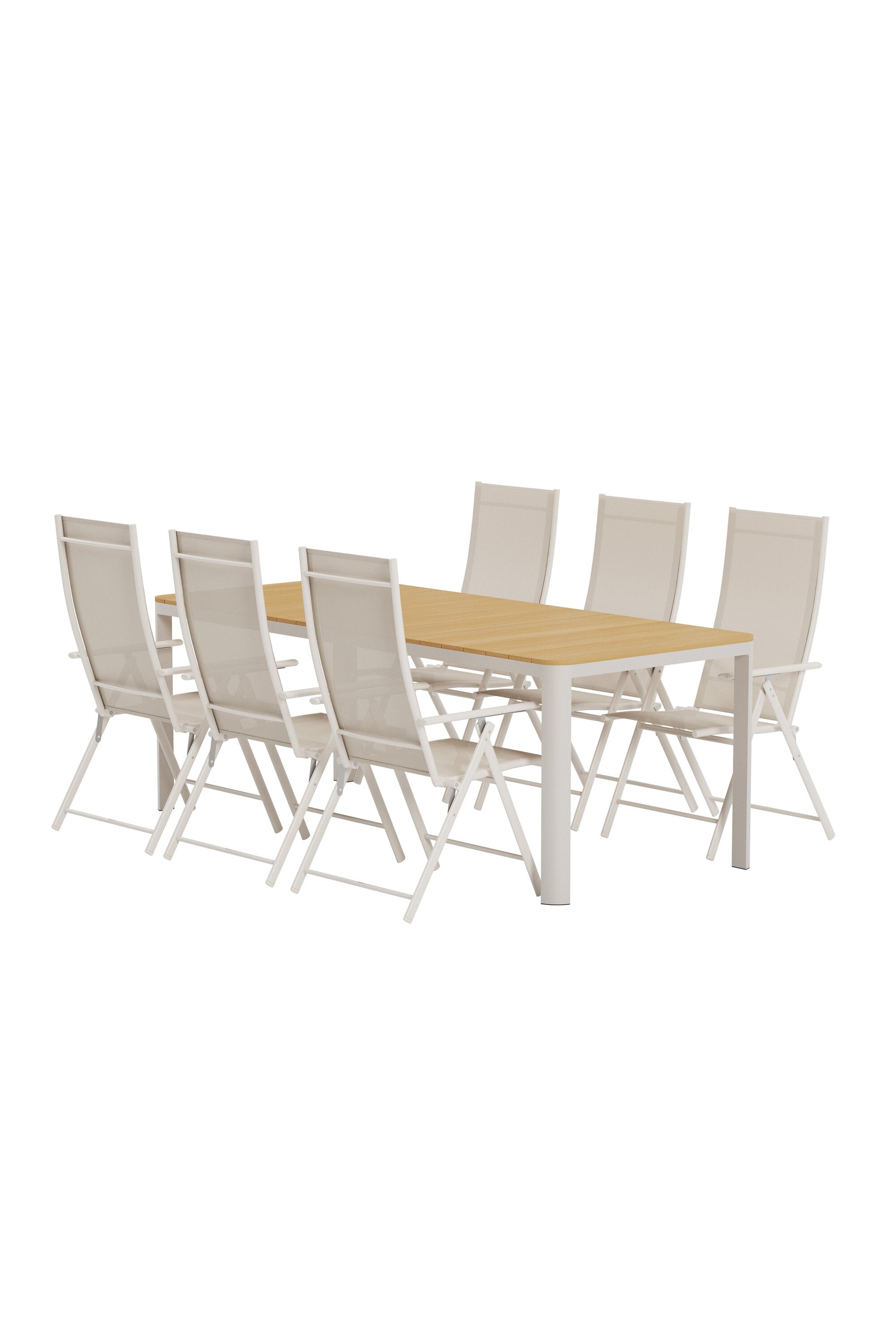 Esstisch Etna mit Stühlen Levanzo in präsentiert im Onlineshop von KAQTU Design AG. Gartentischset ist von Venture Home