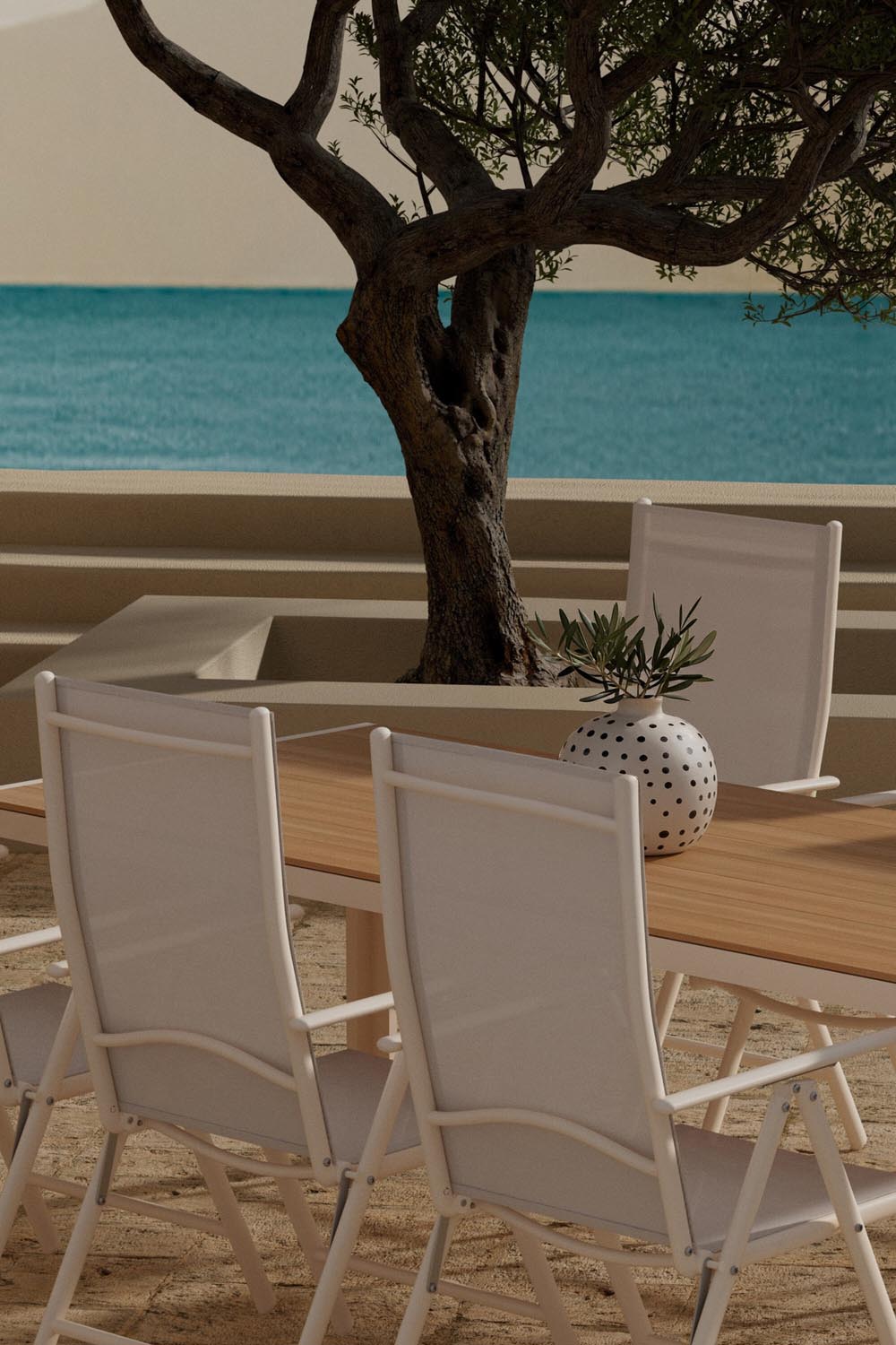 Esstisch mit Esstischstühlen in präsentiert im Onlineshop von KAQTU Design AG. Gartentischset ist von Venture Home