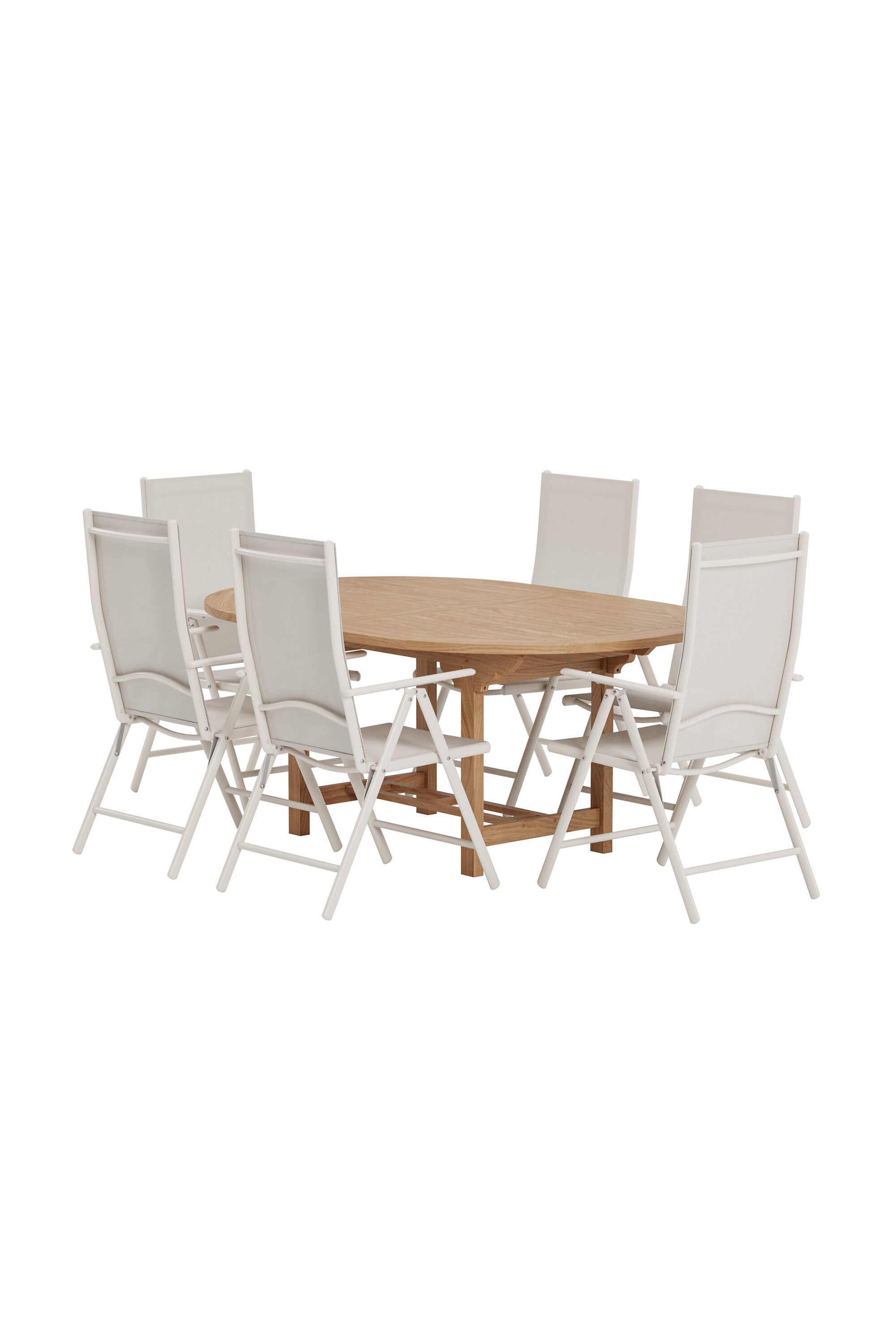 Esstisch Kenya mit Break Stühlen in präsentiert im Onlineshop von KAQTU Design AG. Gartentischset ist von Venture Home