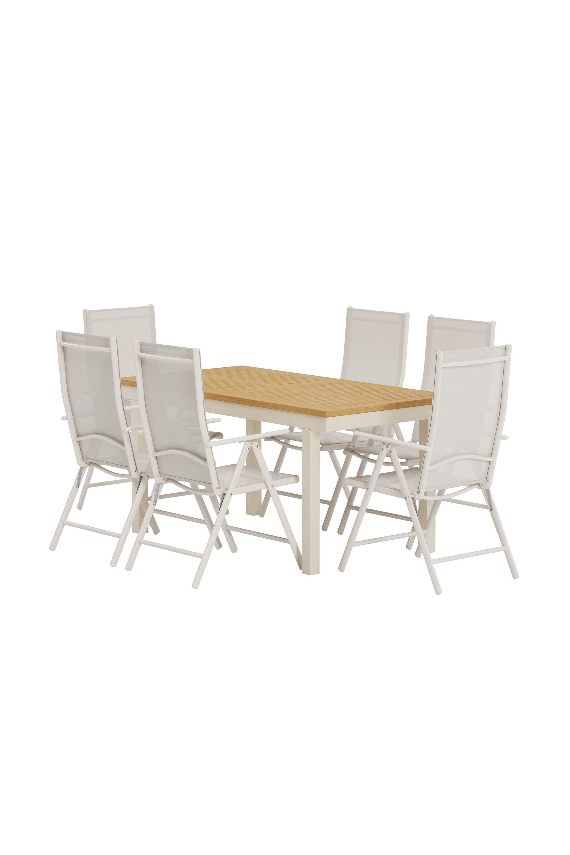 Panama Esstisch mit Break Stühlen in präsentiert im Onlineshop von KAQTU Design AG. Gartentischset ist von Venture Home
