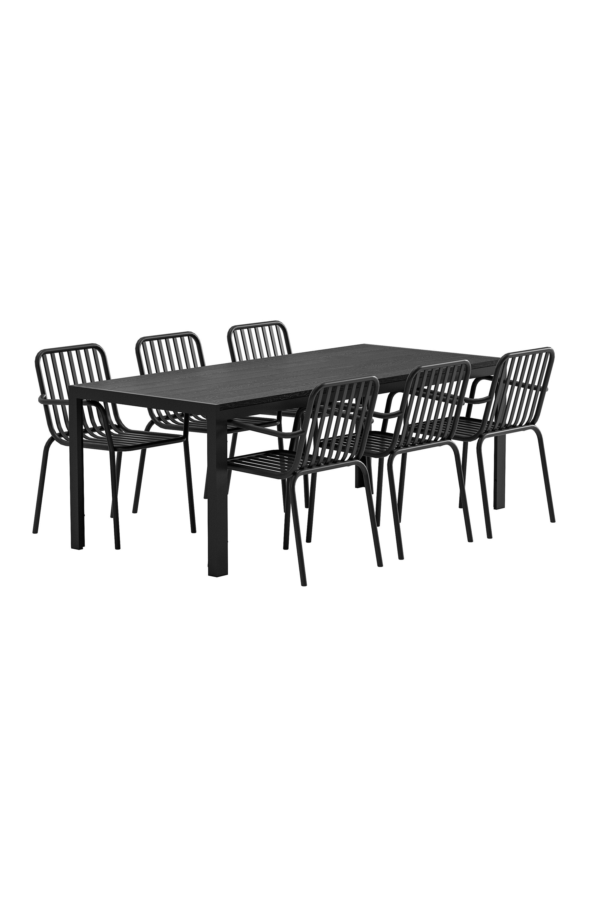 Mirko Esstisch mit Peking-Sesseln in präsentiert im Onlineshop von KAQTU Design AG. Gartentischset ist von Venture Home