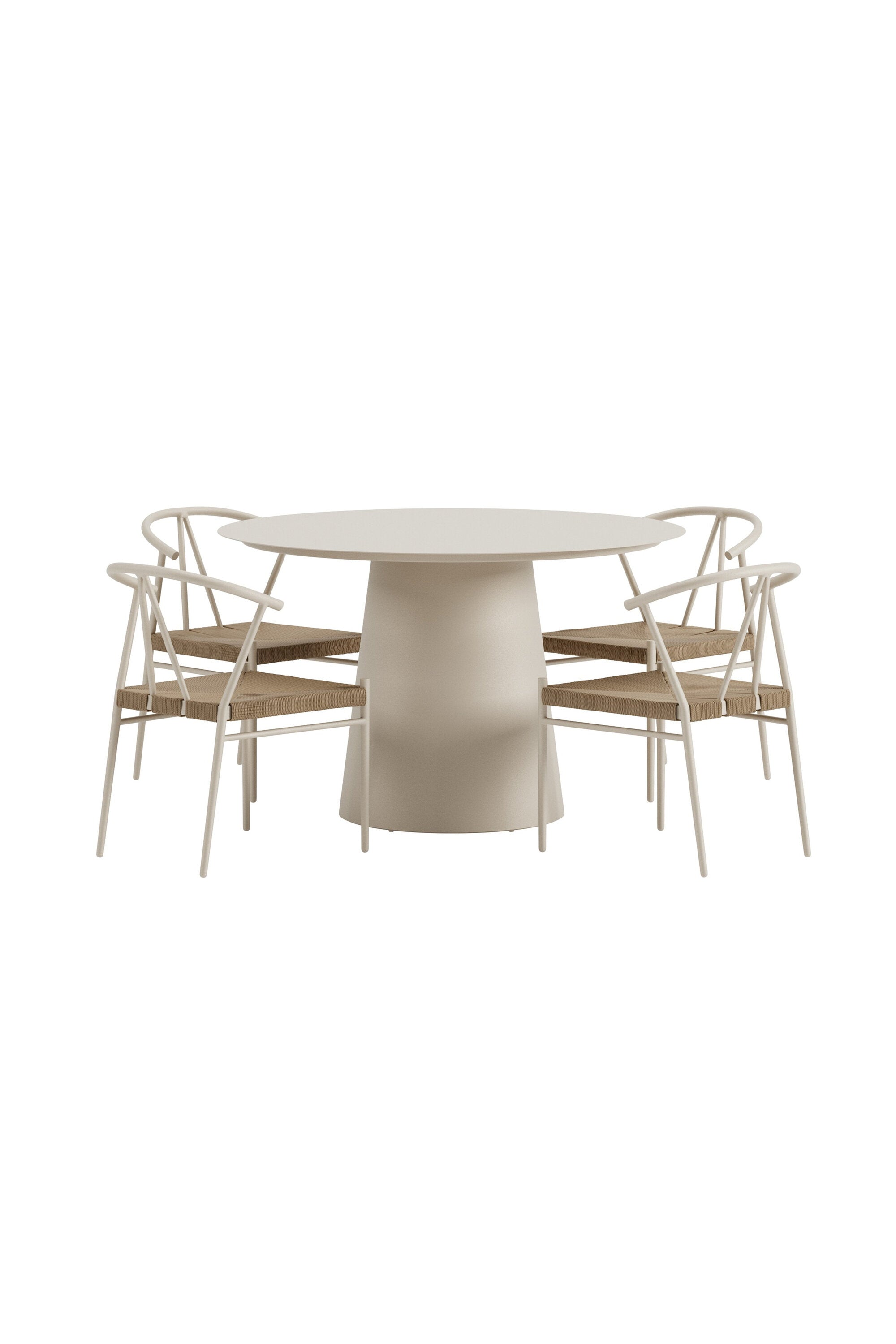 Lanzo Esszimmertisch mit Alfons Stühlen in präsentiert im Onlineshop von KAQTU Design AG. Gartentischset ist von Venture Home