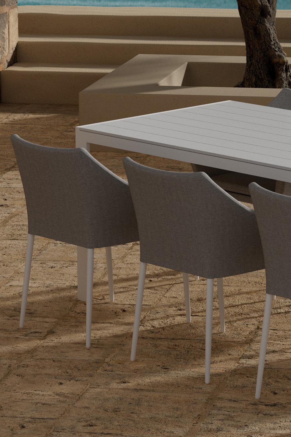 Esstisch mit Stühlen von Spoga in präsentiert im Onlineshop von KAQTU Design AG. Gartentischset ist von Venture Home