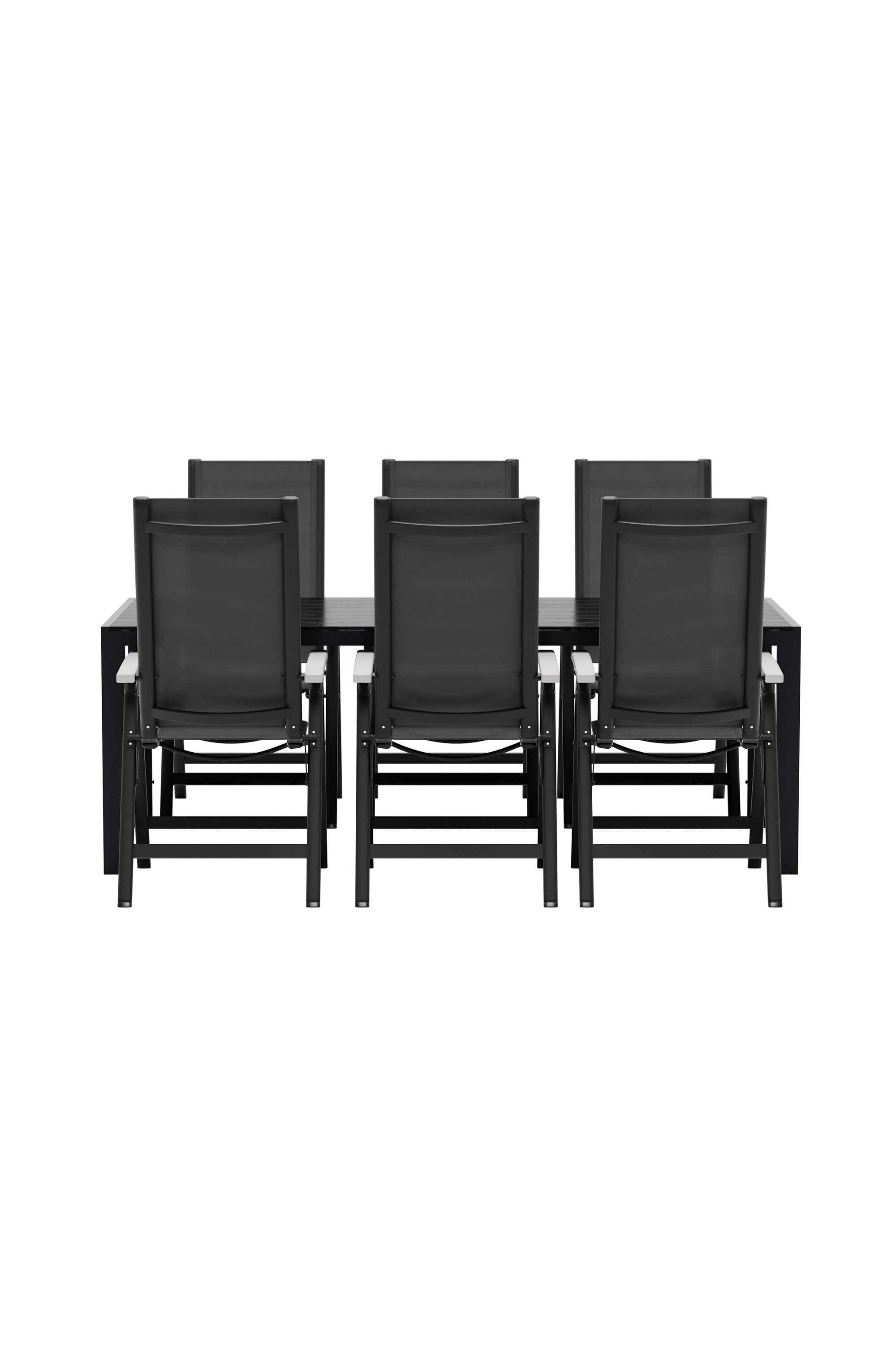 Break Esstisch mit Albany Stühlen in präsentiert im Onlineshop von KAQTU Design AG. Gartentischset ist von Venture Home