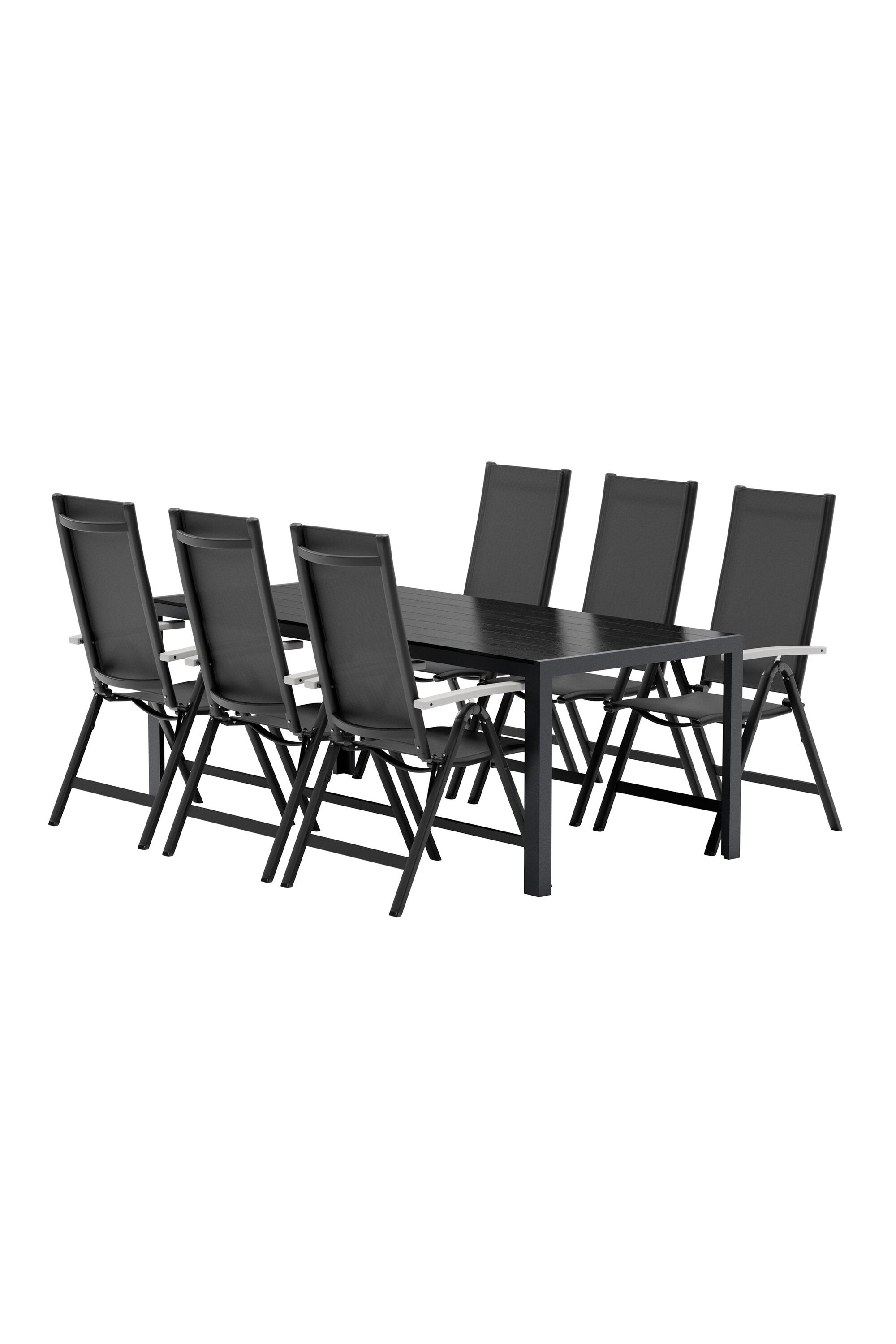 Break Esstisch mit Albany Stühlen in präsentiert im Onlineshop von KAQTU Design AG. Gartentischset ist von Venture Home