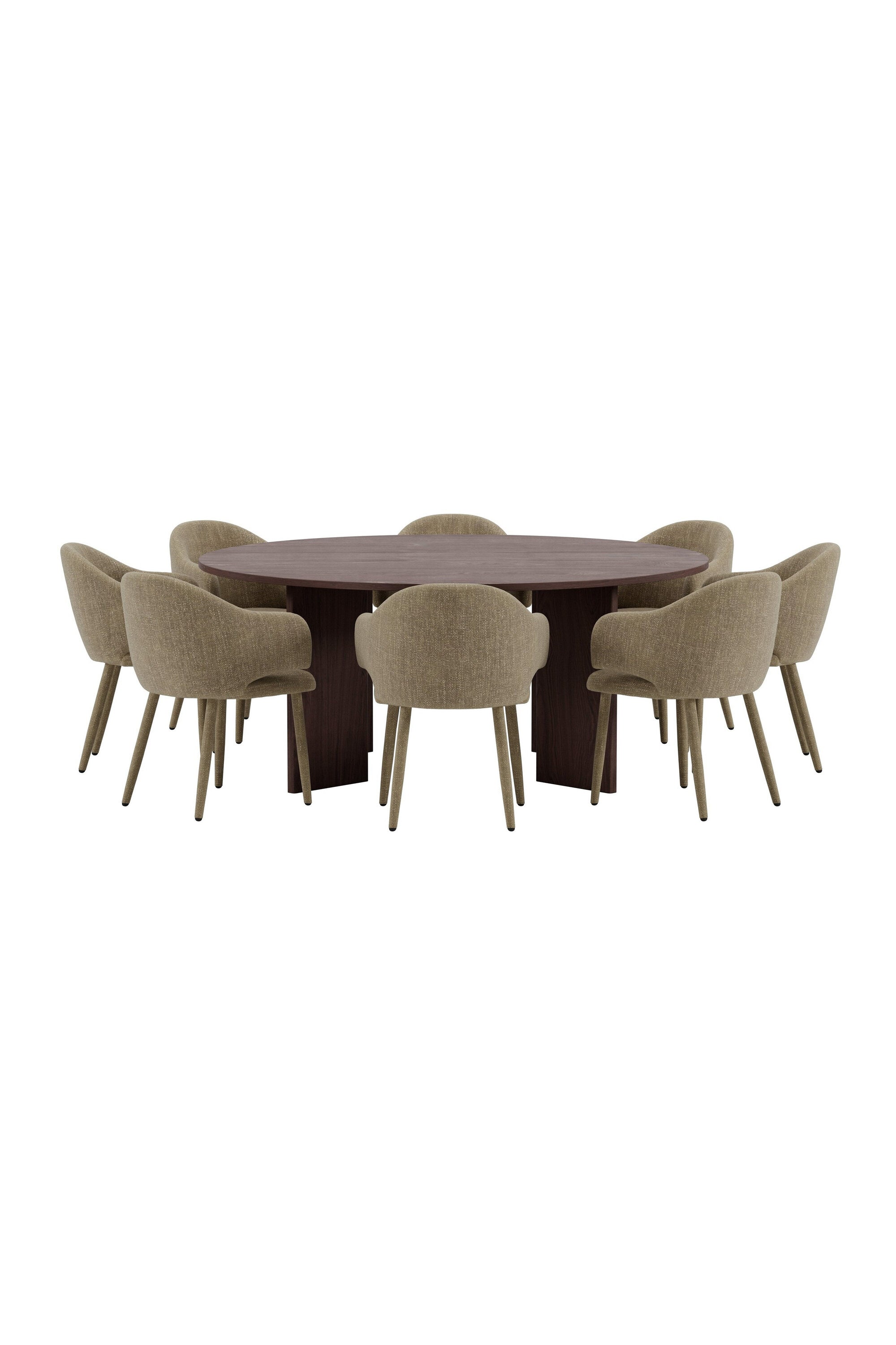 Graos Esszimmertisch mit Evelin Stühlen in präsentiert im Onlineshop von KAQTU Design AG. Bartischset ist von Venture Home