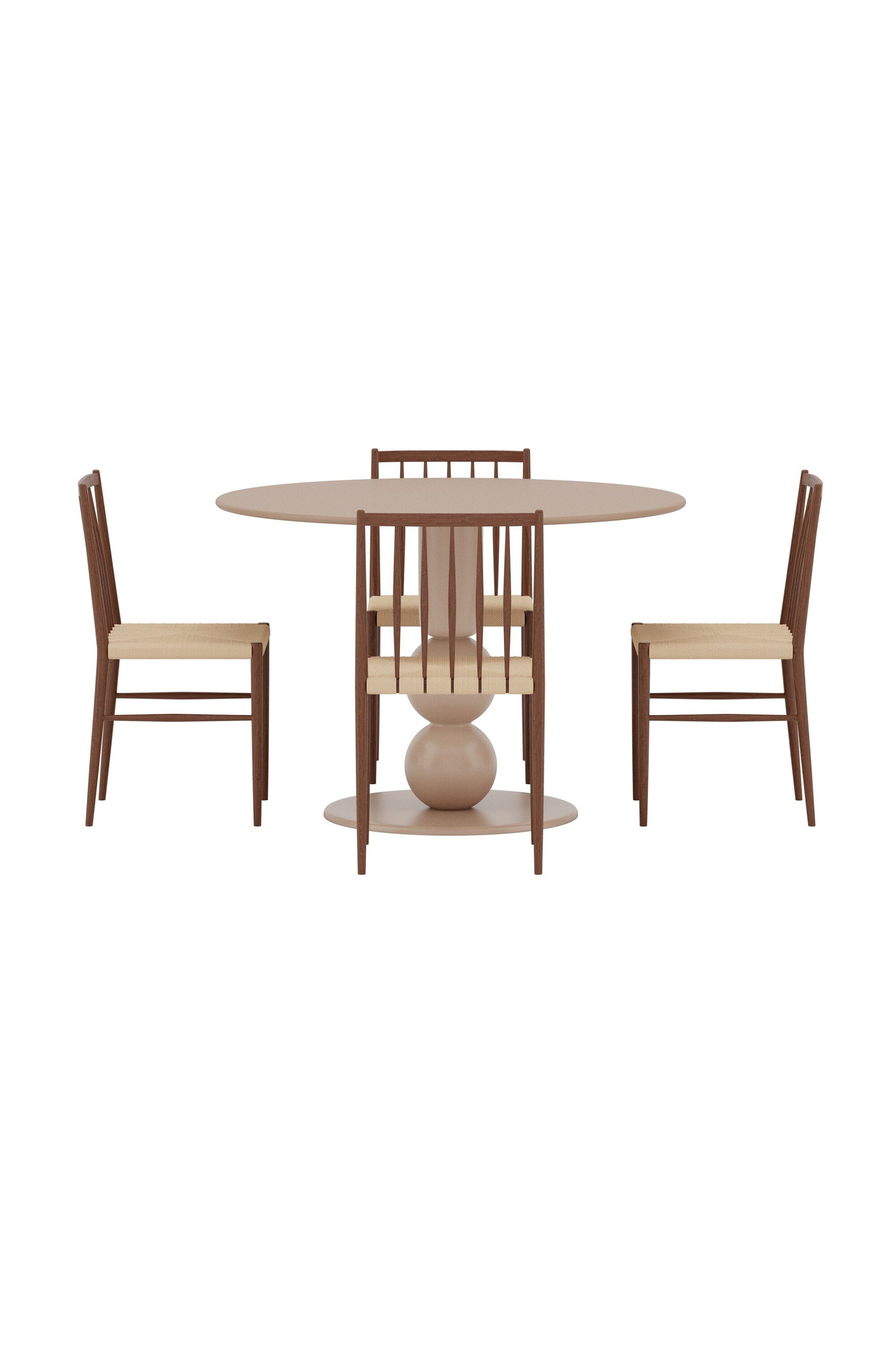 Boulevard Esstisch mit den Enes Stühlen in präsentiert im Onlineshop von KAQTU Design AG. Bartischset ist von Venture Home
