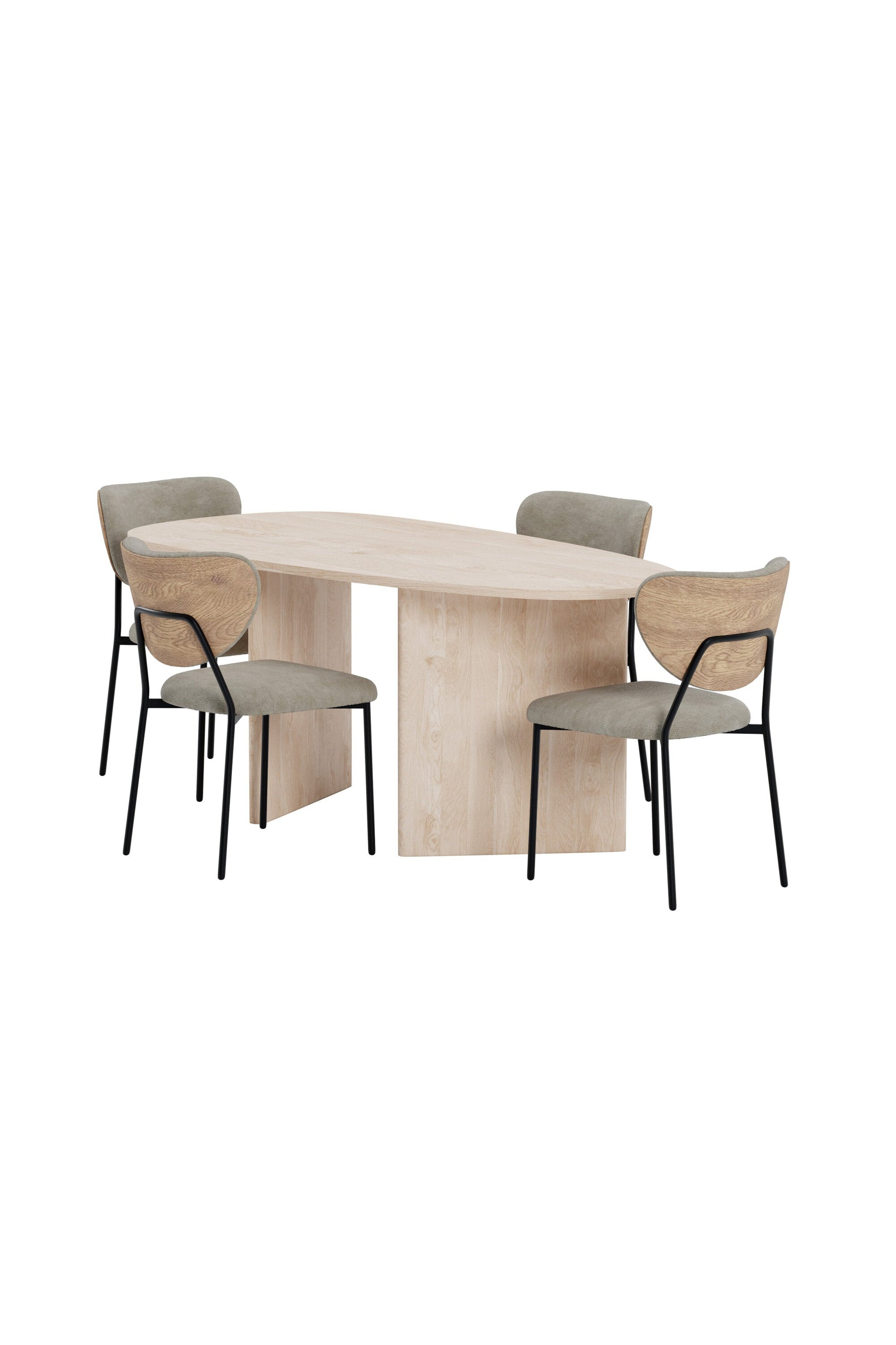 Grönvik Esstisch mit Butterfly Stühlen in präsentiert im Onlineshop von KAQTU Design AG. Esszimmerset ist von Venture Home