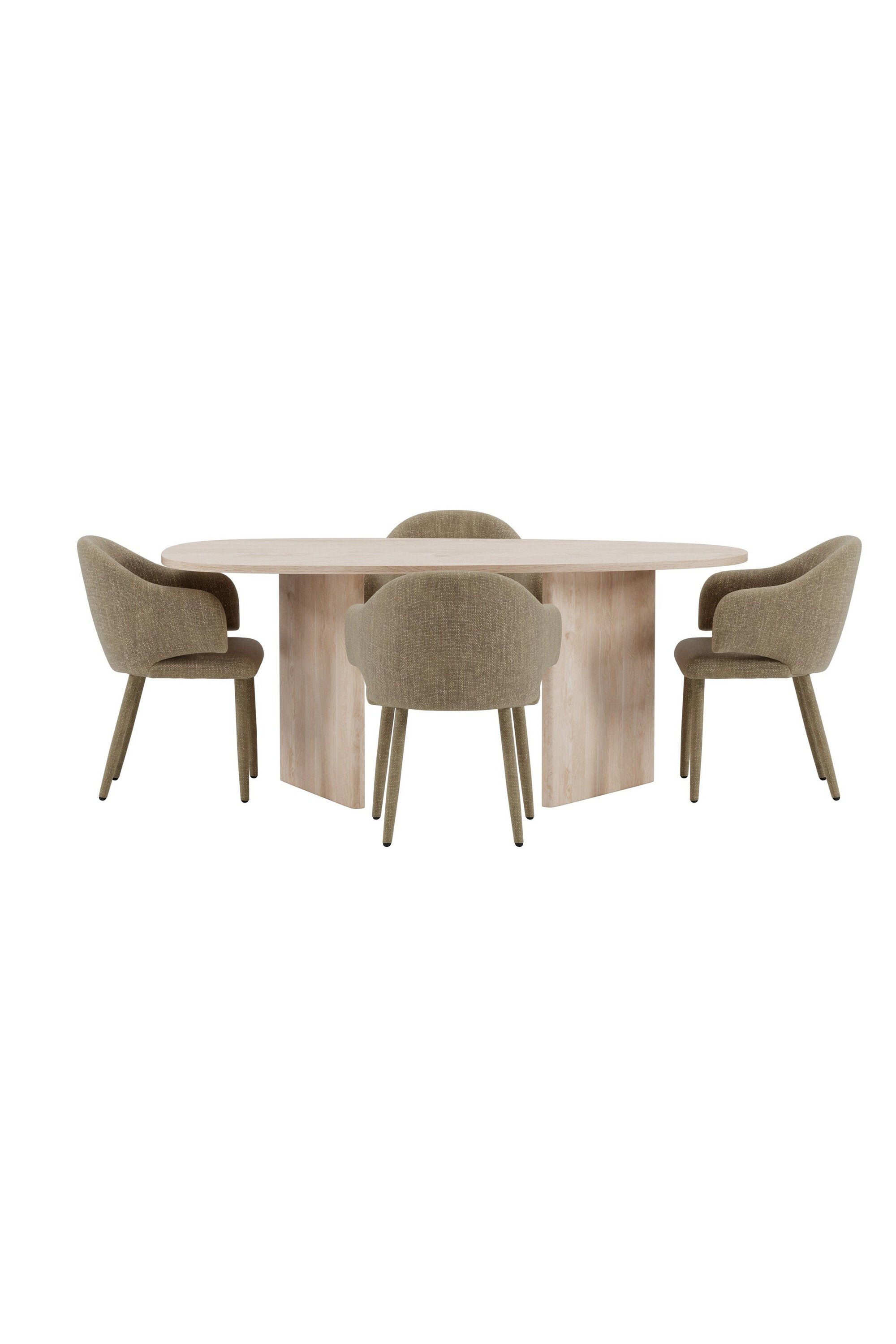 Grönvik Esstisch mit Evelin-Stühlen in präsentiert im Onlineshop von KAQTU Design AG. Esszimmerset ist von Venture Home