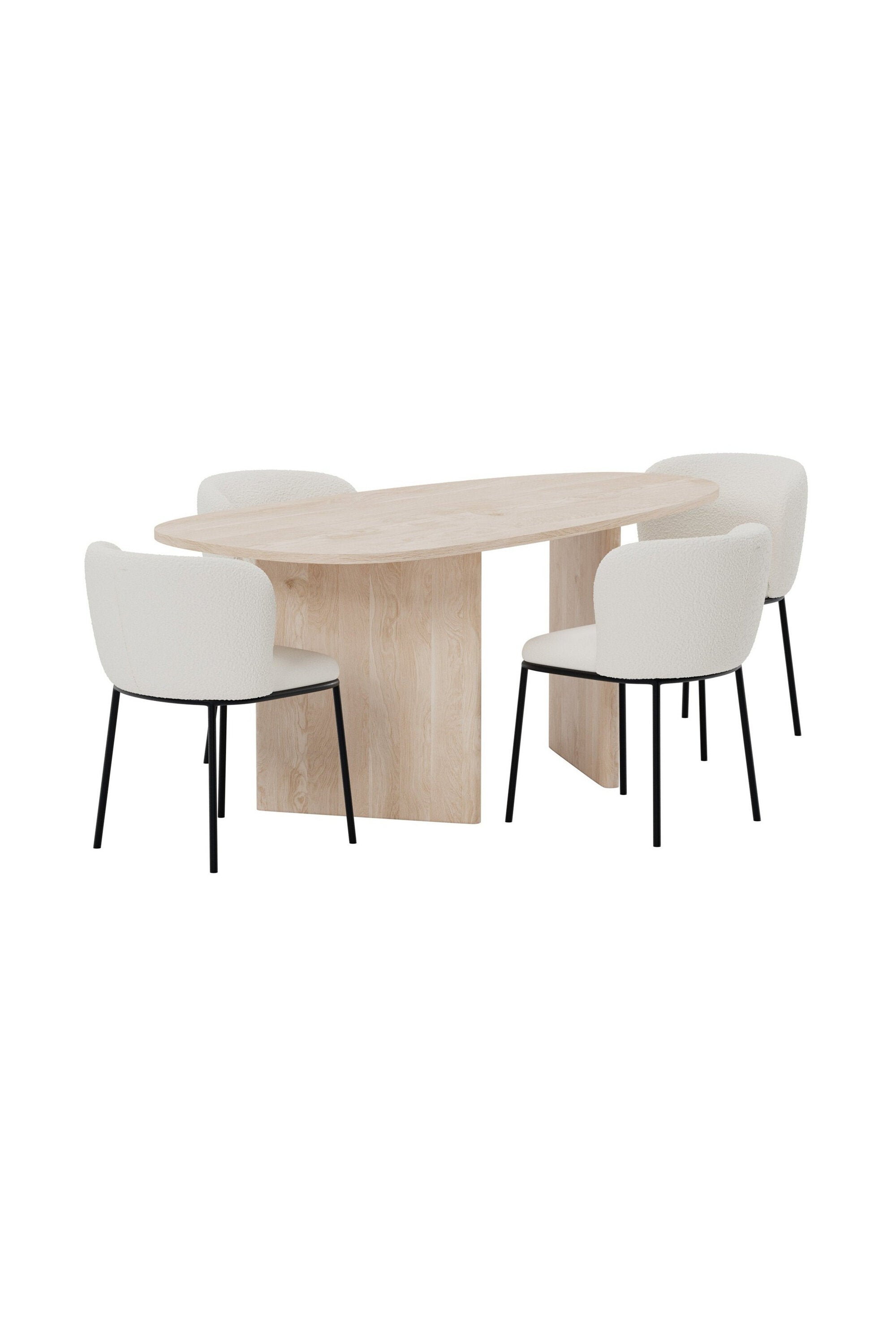 Grönvik Esstisch mit Stühlen von Edina in präsentiert im Onlineshop von KAQTU Design AG. Esszimmerset ist von Venture Home