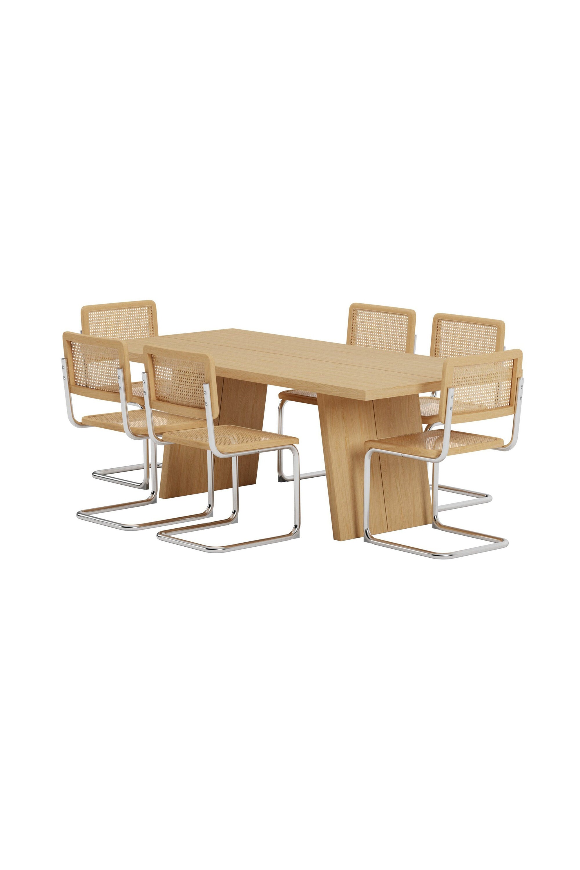 Logga Esstisch mit Robert Stühlen in präsentiert im Onlineshop von KAQTU Design AG. Esszimmerset ist von Venture Home